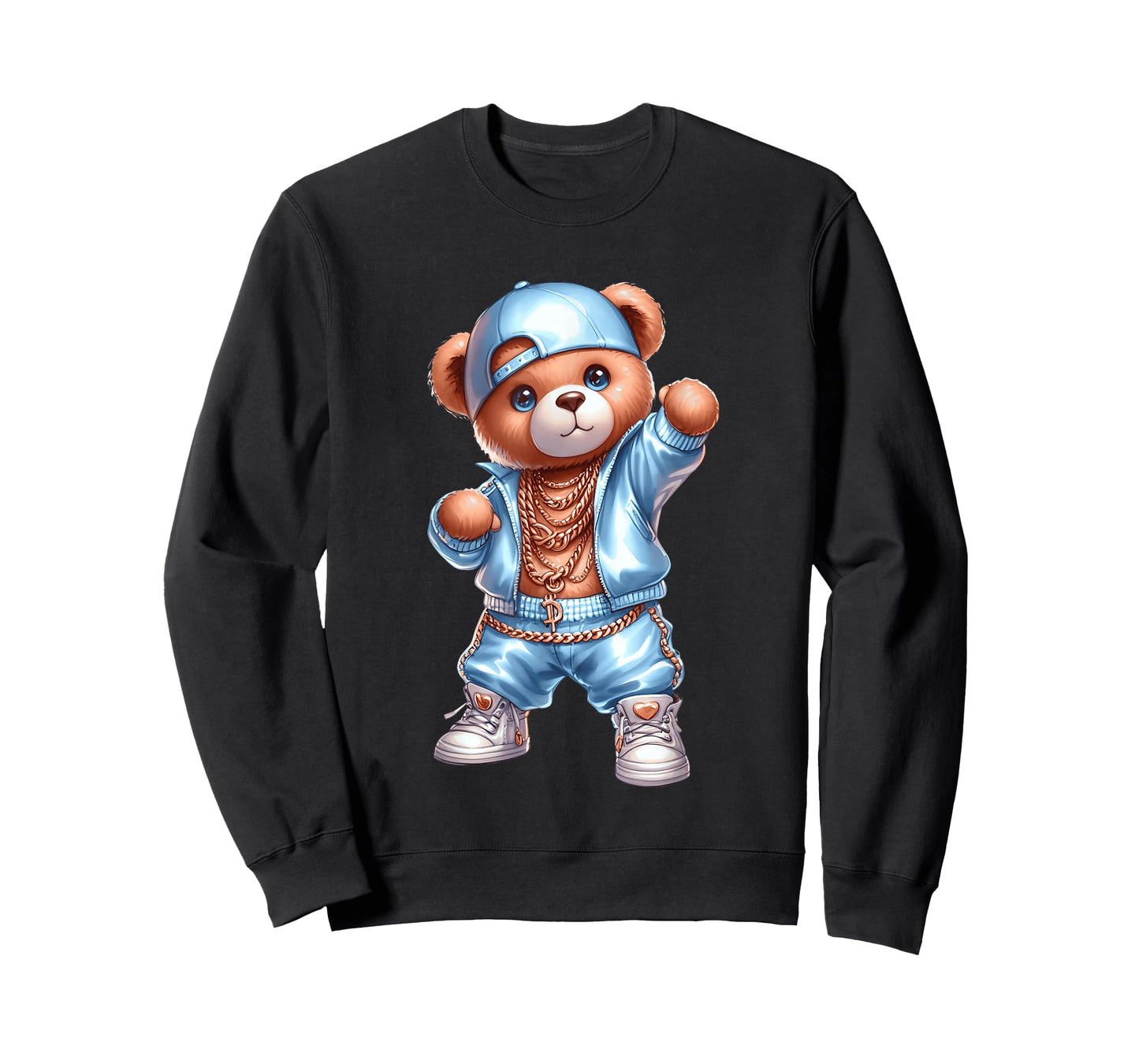 Cute Teddy Bear B-Boy Hip Hop Style T-Shirt