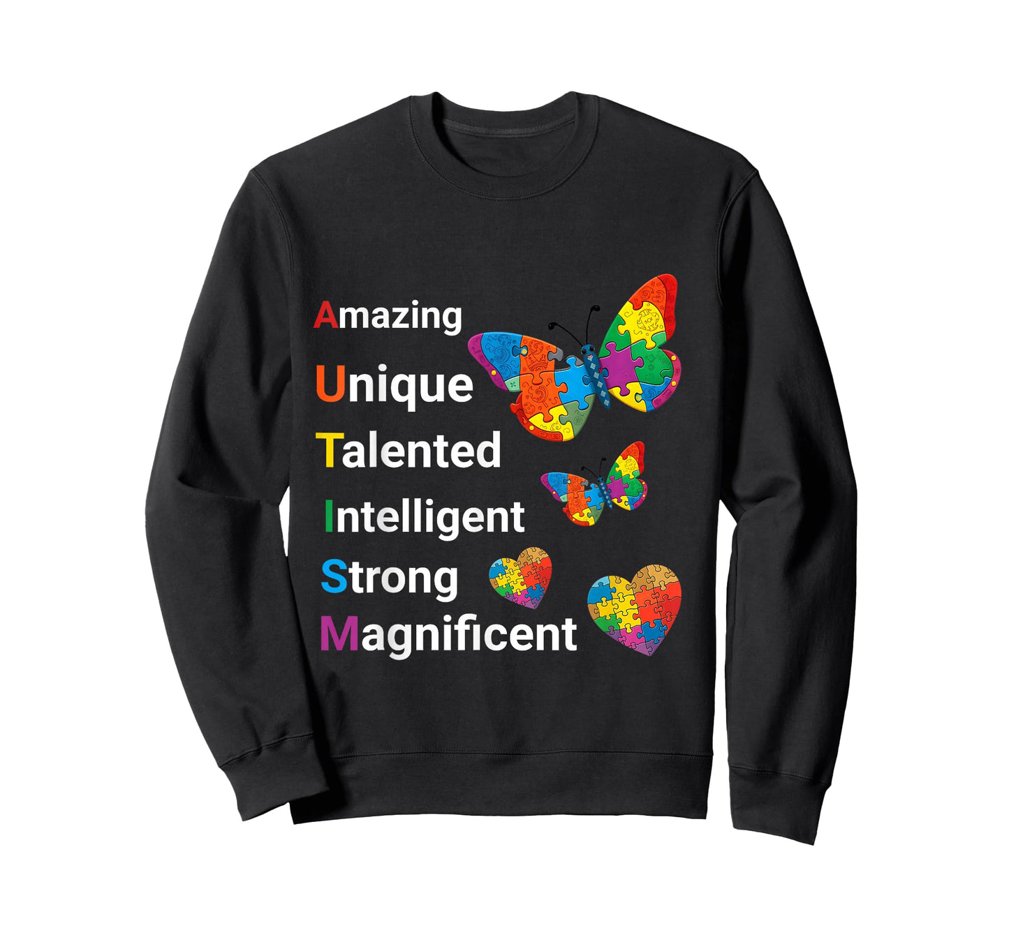 Autism Awareness Positive Qualities Autistic Men Women Kids T-Shirt
