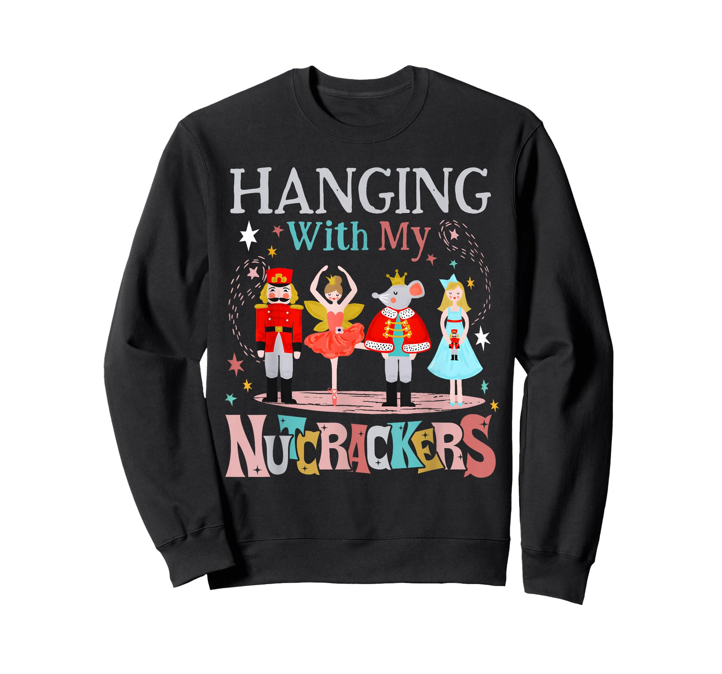 Hanging with My Nutcrackers Squad Christmas Ballet Dance T-Shirt