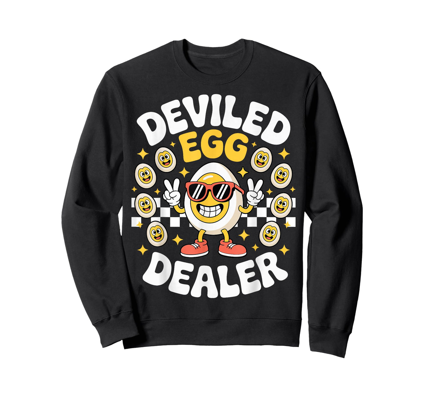 Deviled Egg Dealer Retro Thanksgiving Food Deviled Egg T-Shirt