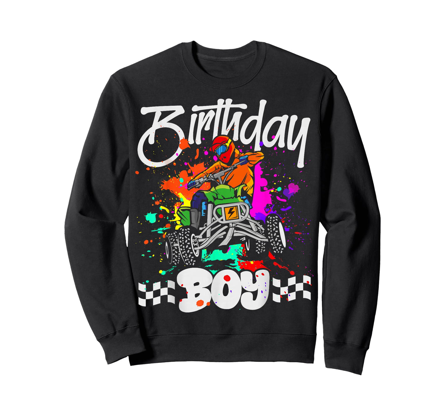 Funny Birthday Boy 4 Wheeler Birthday Boy ATV Birthday Party T-Shirt