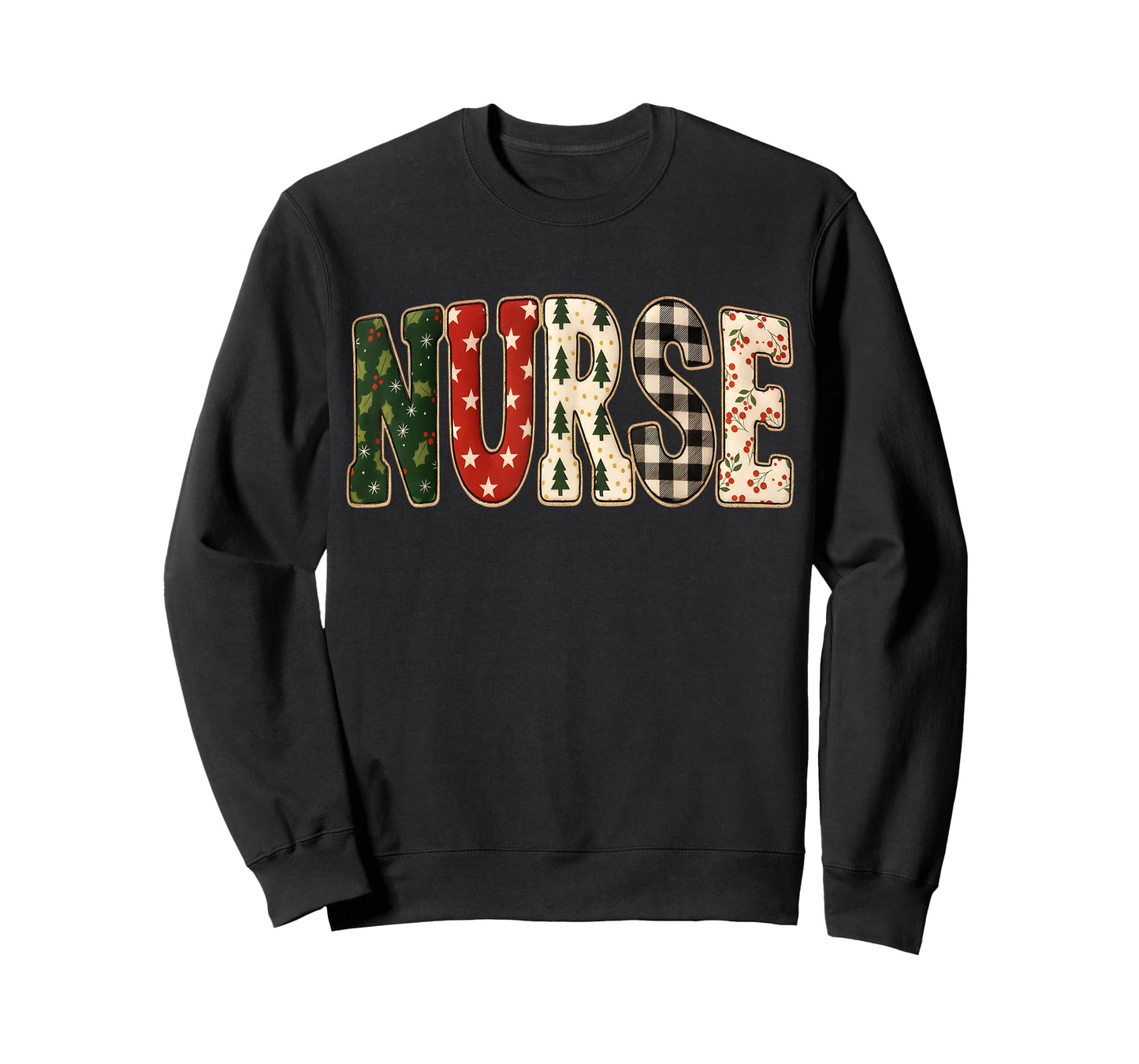 Nurse Christmas Stethoscope Nurses Xmas Pajamas PJs Women T-Shirt