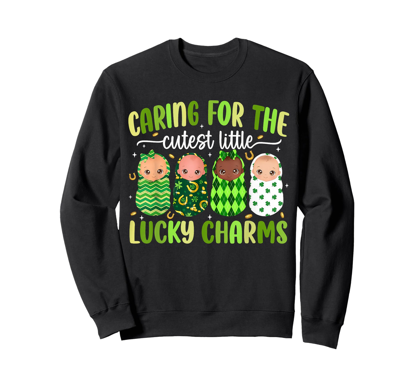 Caring for The Cutest Lucky Charm Shamrock St Patricks Day T-Shirt