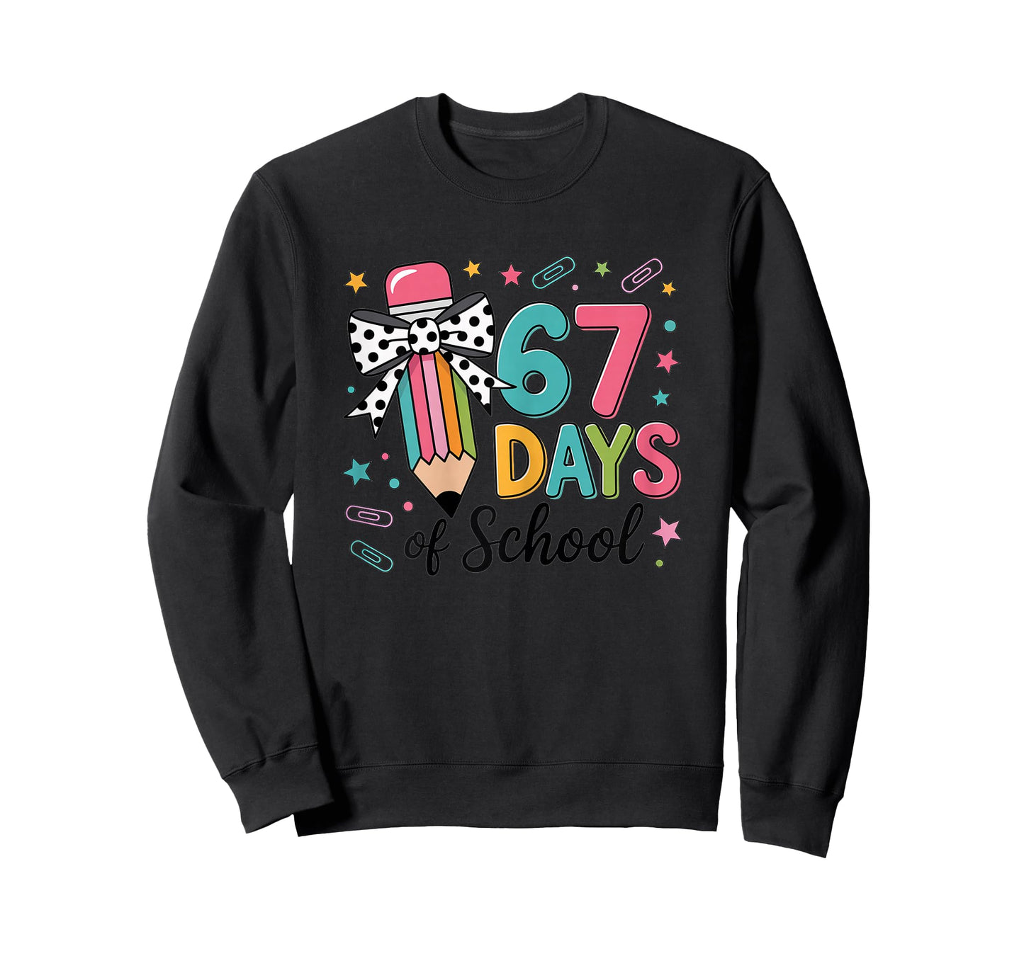 Six Seven 67 Days of School T-Shirt