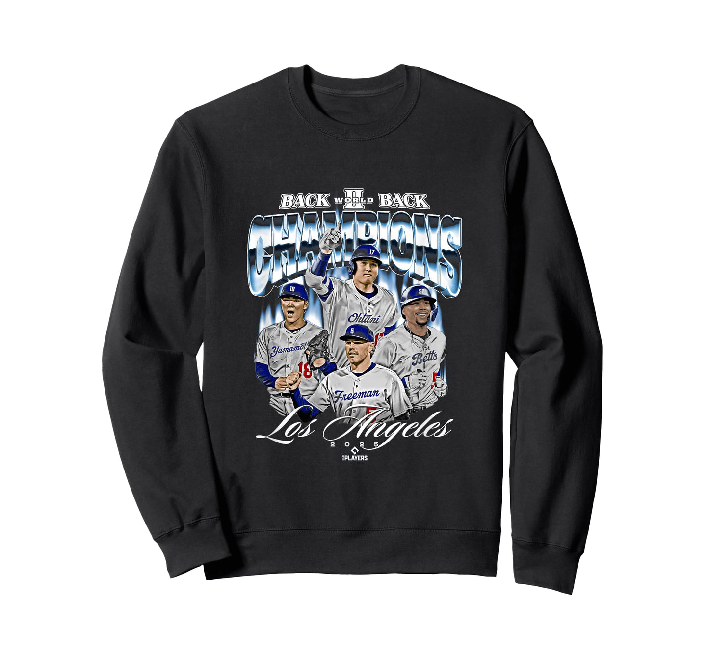 2025 Back to Back World Champions | Los Angeles D LA Series T-Shirt