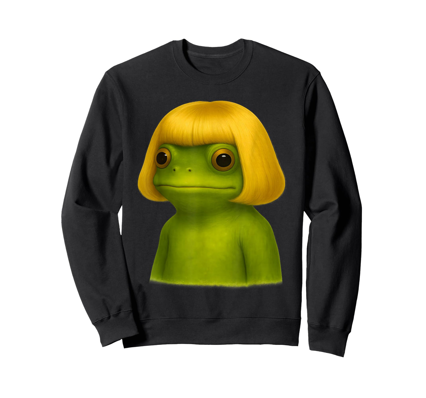 Funny Frog Bob Haircut Meme for Men, Women Kids T-Shirt