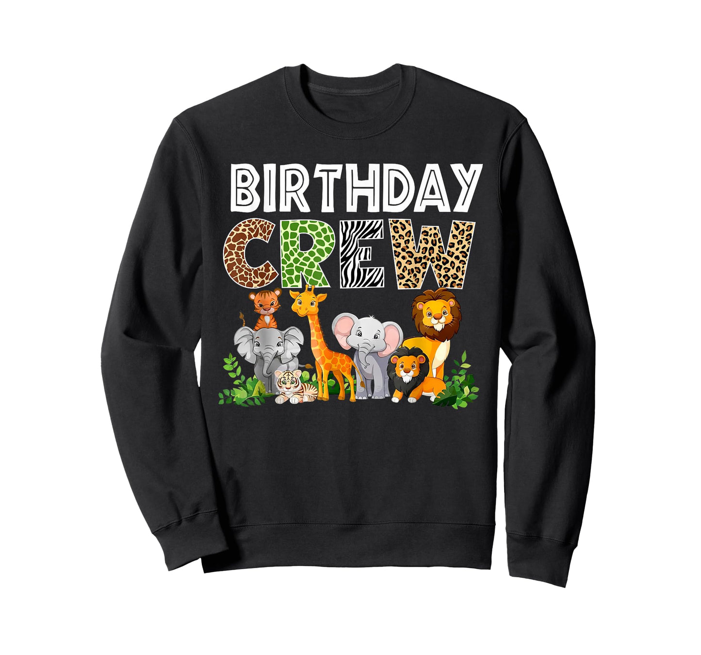 Birthday Crew Zoo Lover Wild B-Day Safari Jungle Animal T-Shirt