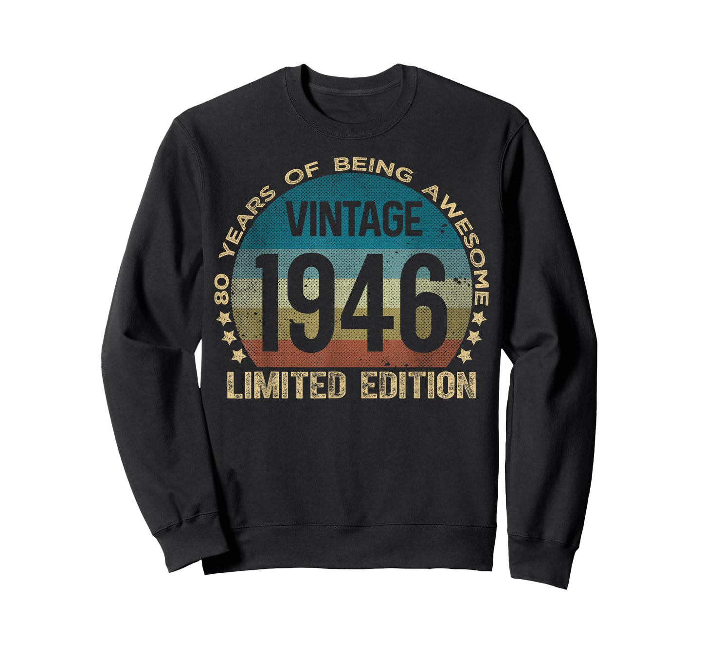 80 Year Old Gifts Vintage 1946 Limited Edition 80th Birthday T-Shirt