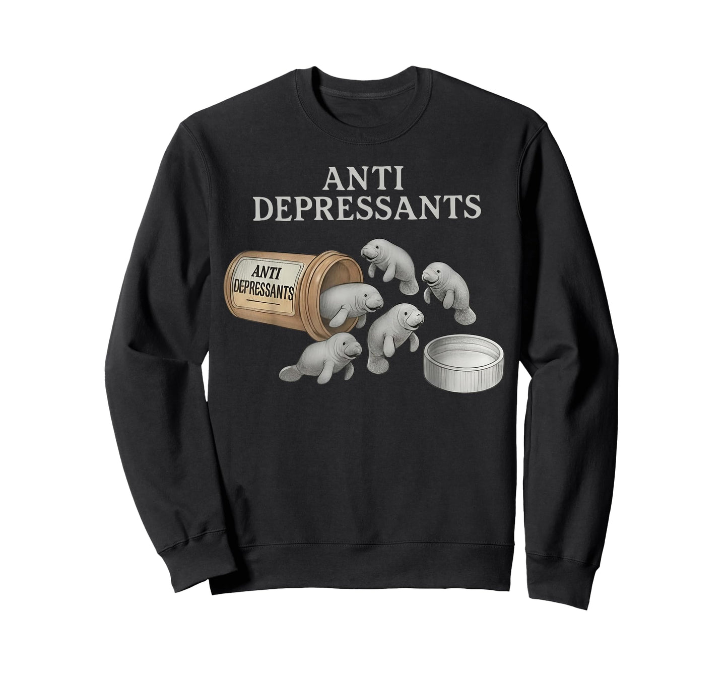 Anti Depressants Manatees T-Shirt