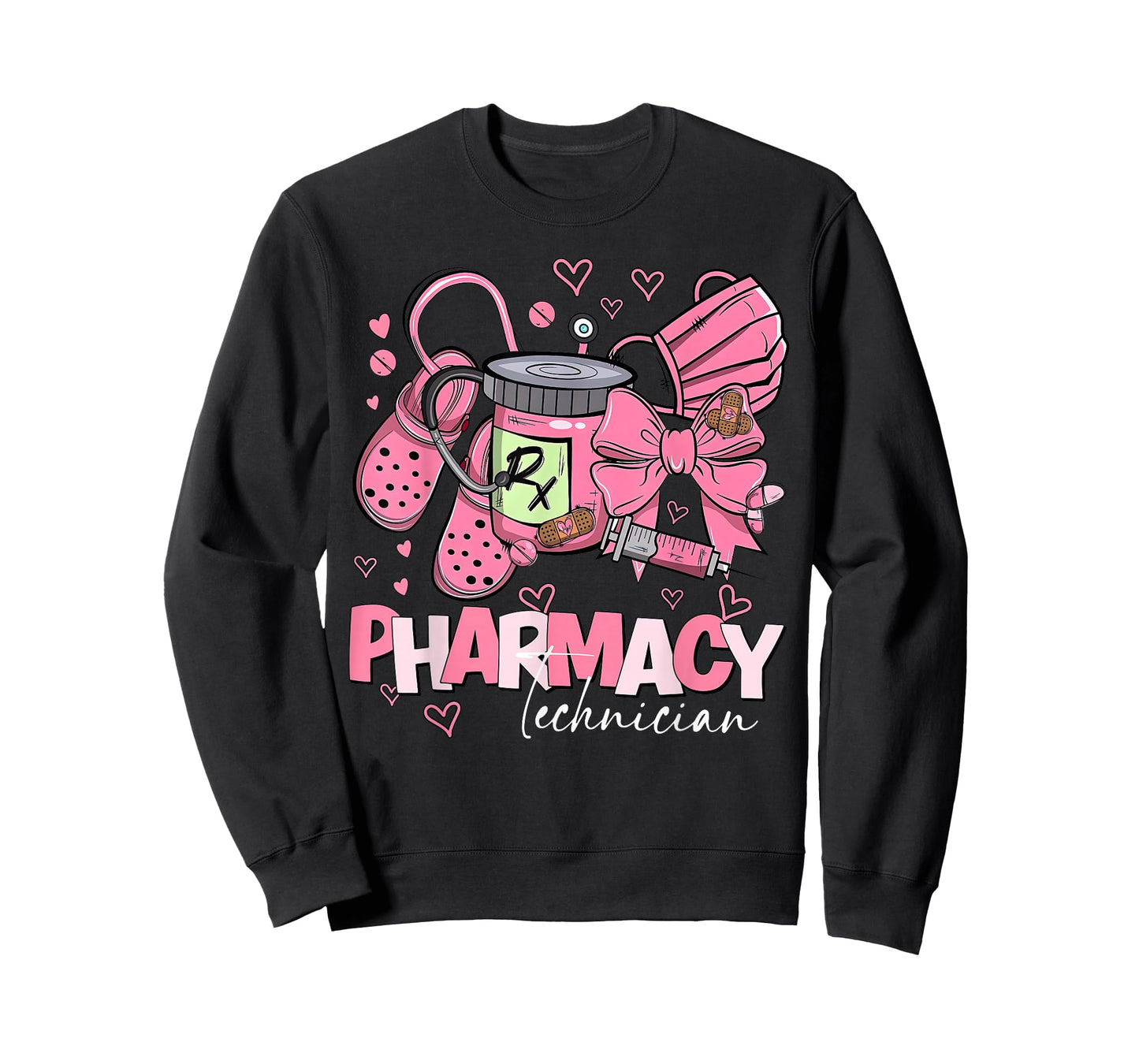 Pharmacy Technician Valentines Day Pharmacist Tech Student T-Shirt