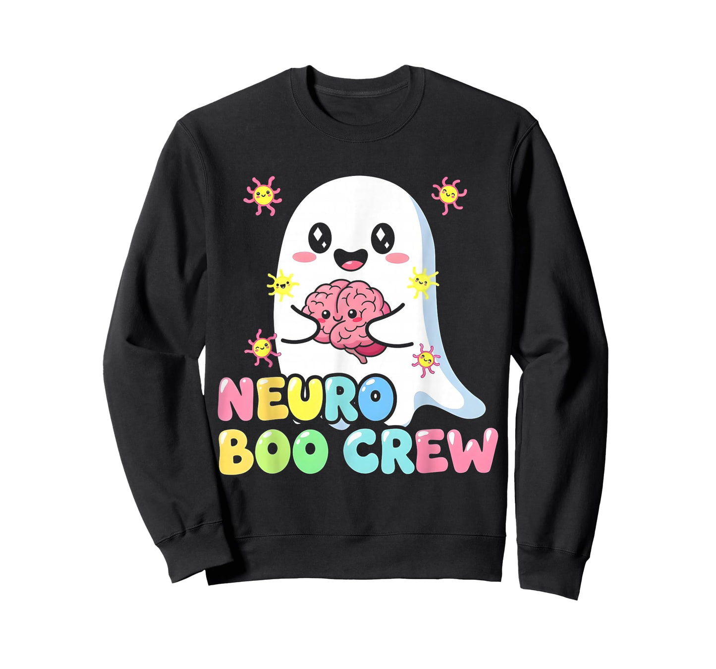 Neuro Boo Crew Halloween Anatomical Brain Anatomy Neurology T-Shirt