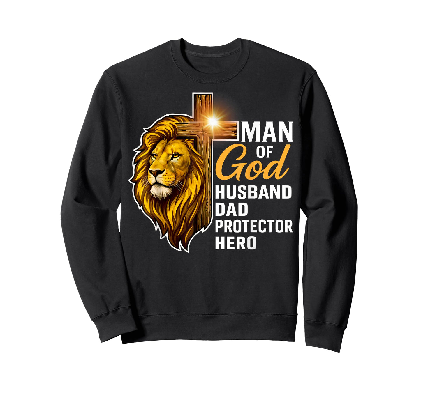 Man of God Lion of Judah Christian Faith T-Shirt