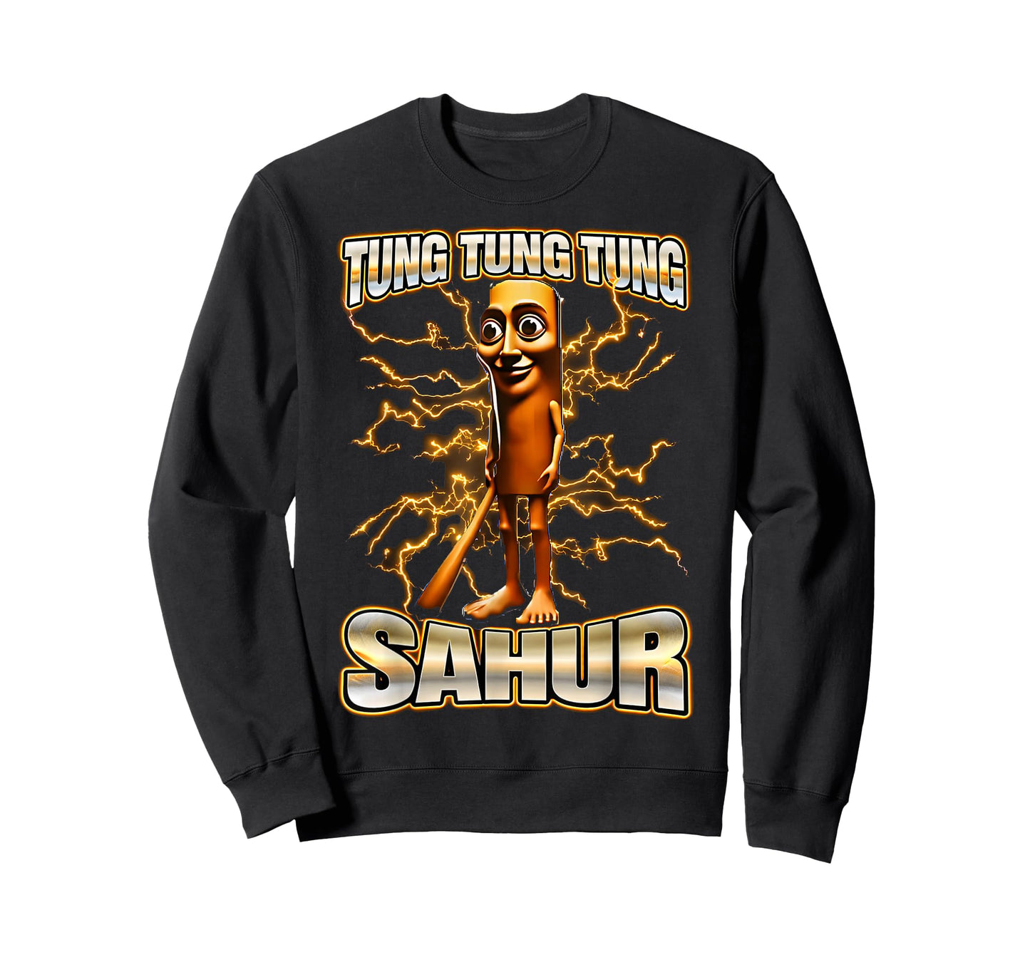 Funny Italian Brainrot Tung Tung Tung Sahur Y2K Bootleg T-Shirt