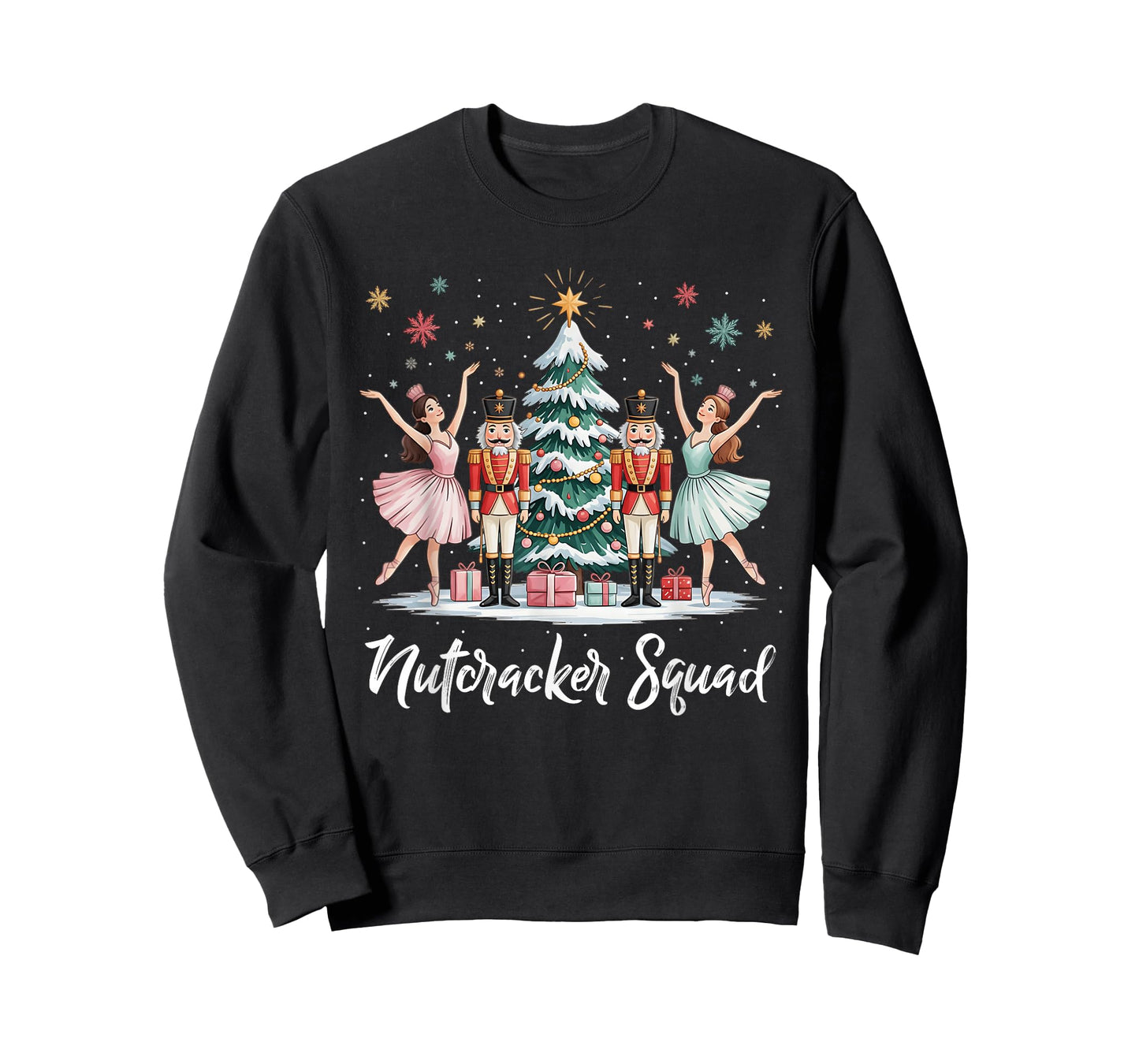 Christmas Nutcracker Squad Ballet Dance Women Kids Girls T-Shirt