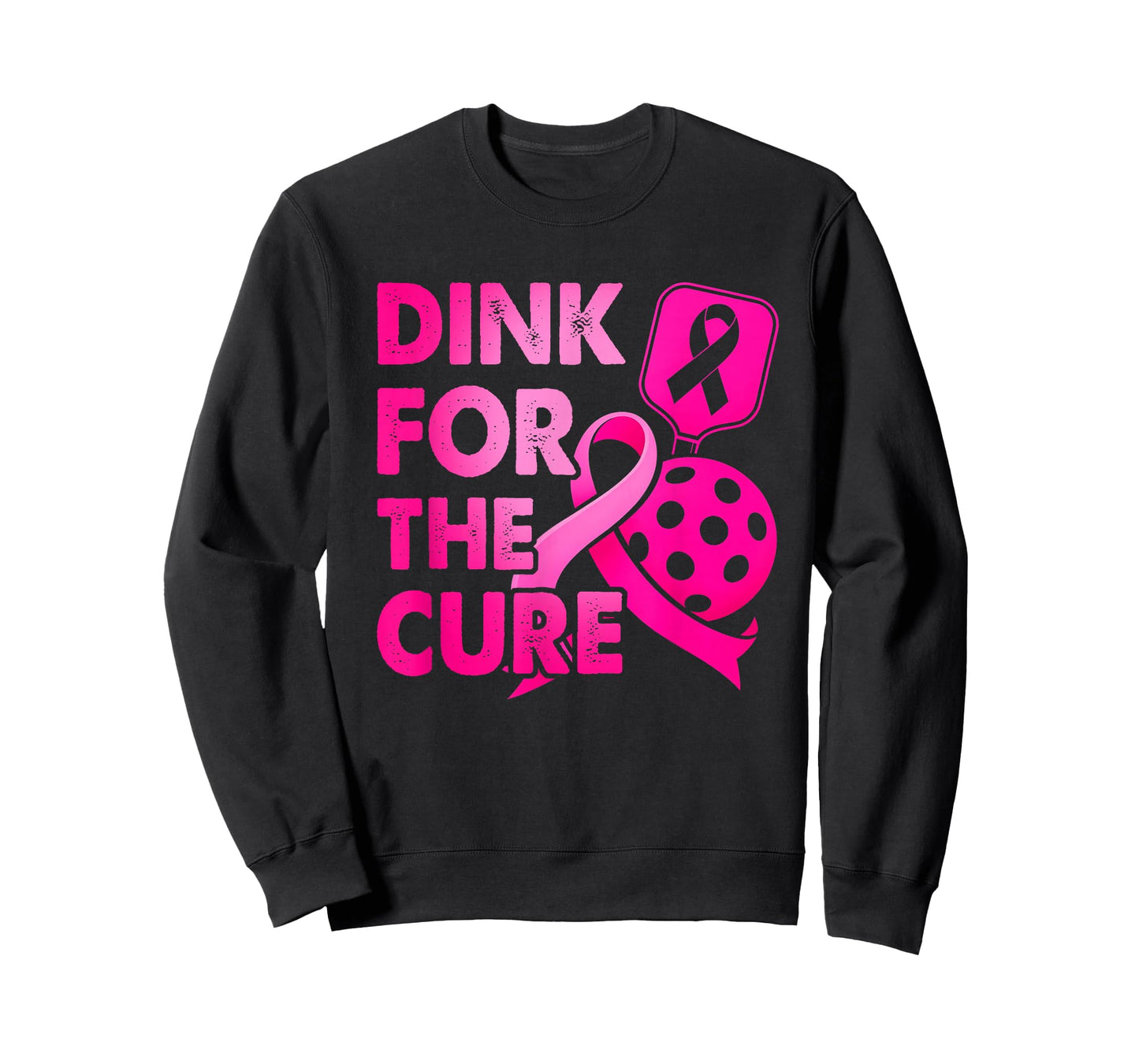 Pickleball Breast Cancer Awareness Pink Dink for The Cure T-Shirt