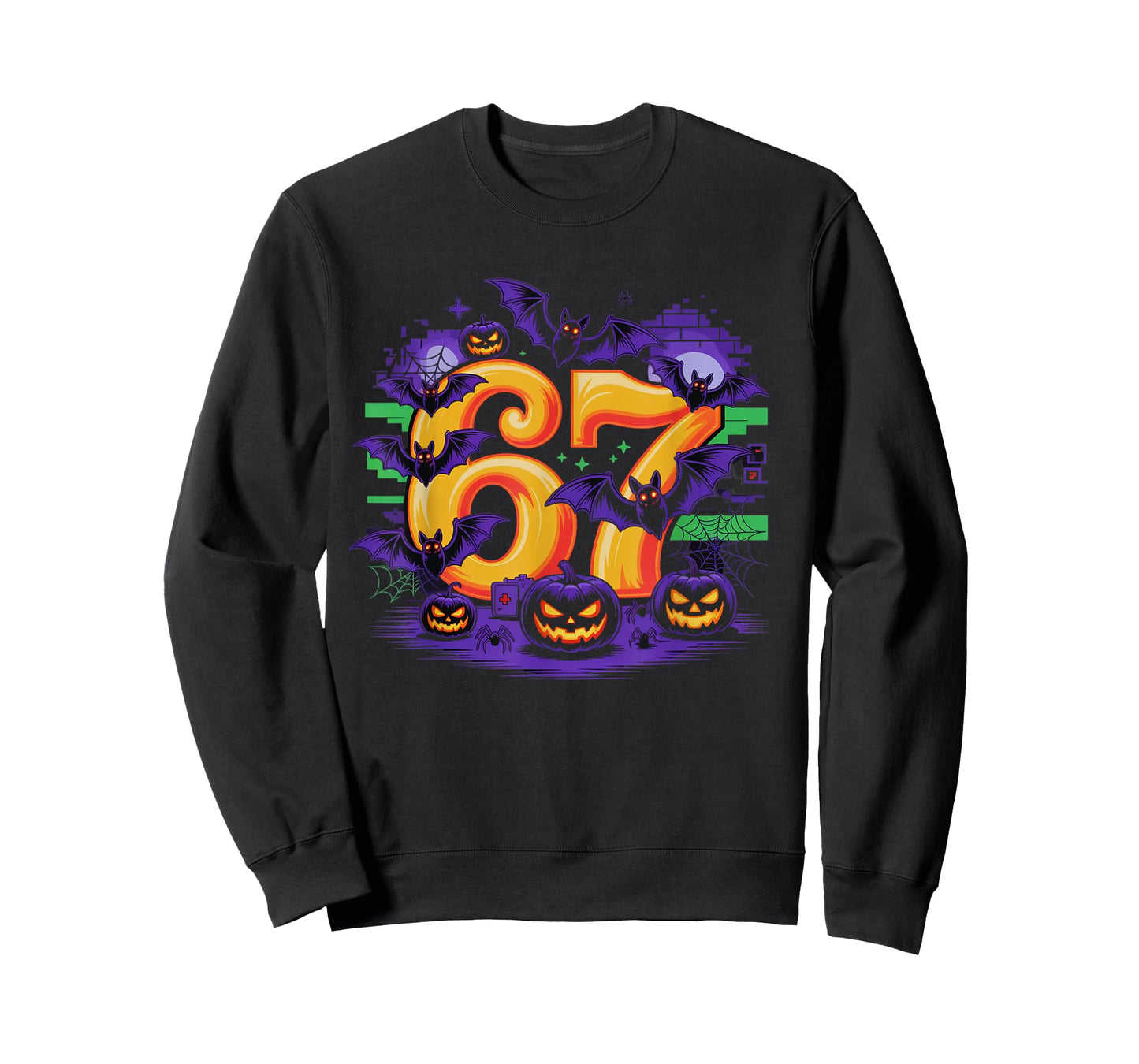 Number 6 Funny Meme Saying 6 7 Six Seven Halloween Costume T-Shirt
