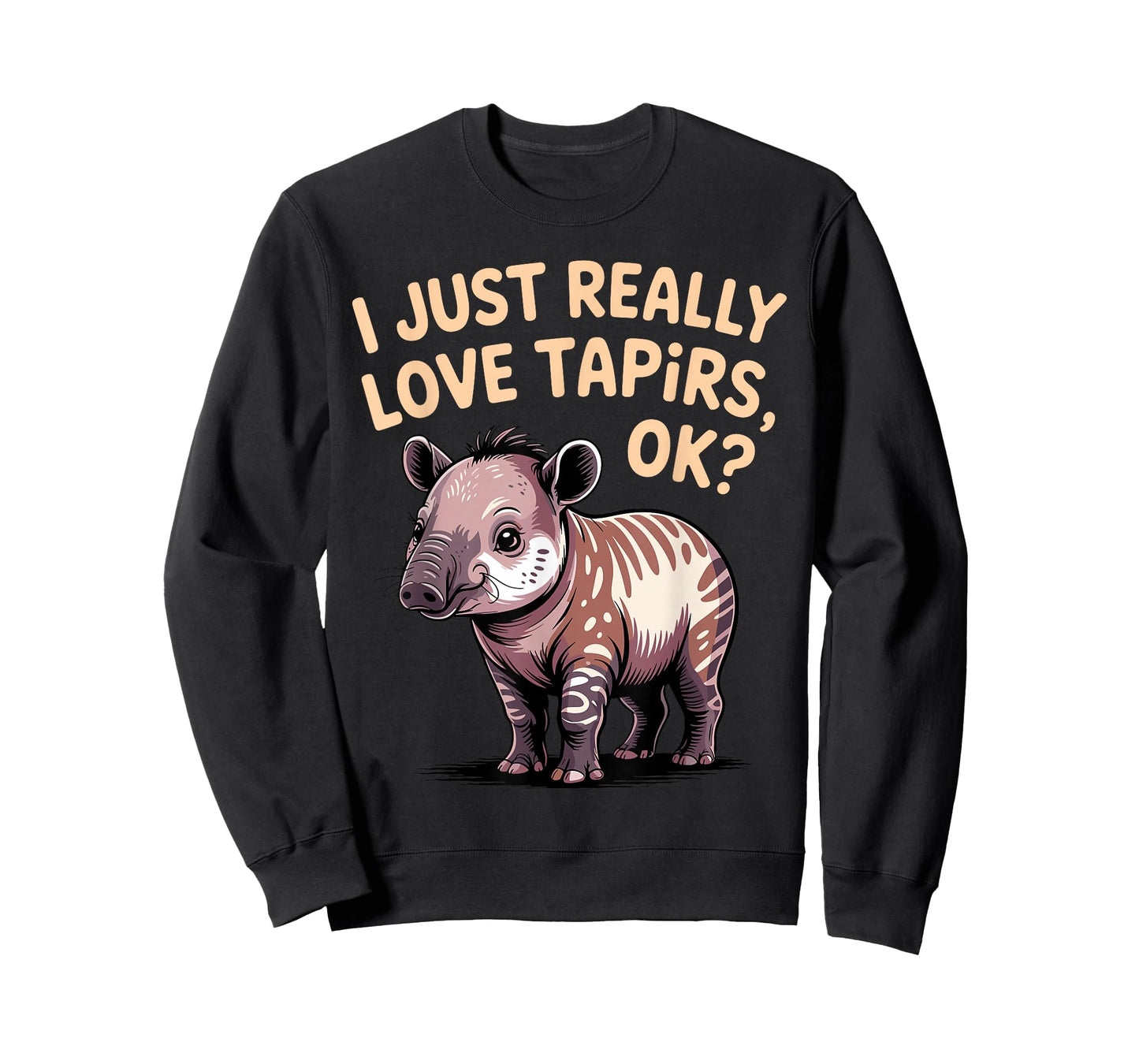 Funny Tapir Art for Men Women Zoo Animal Zookeeper Tapir T-Shirt