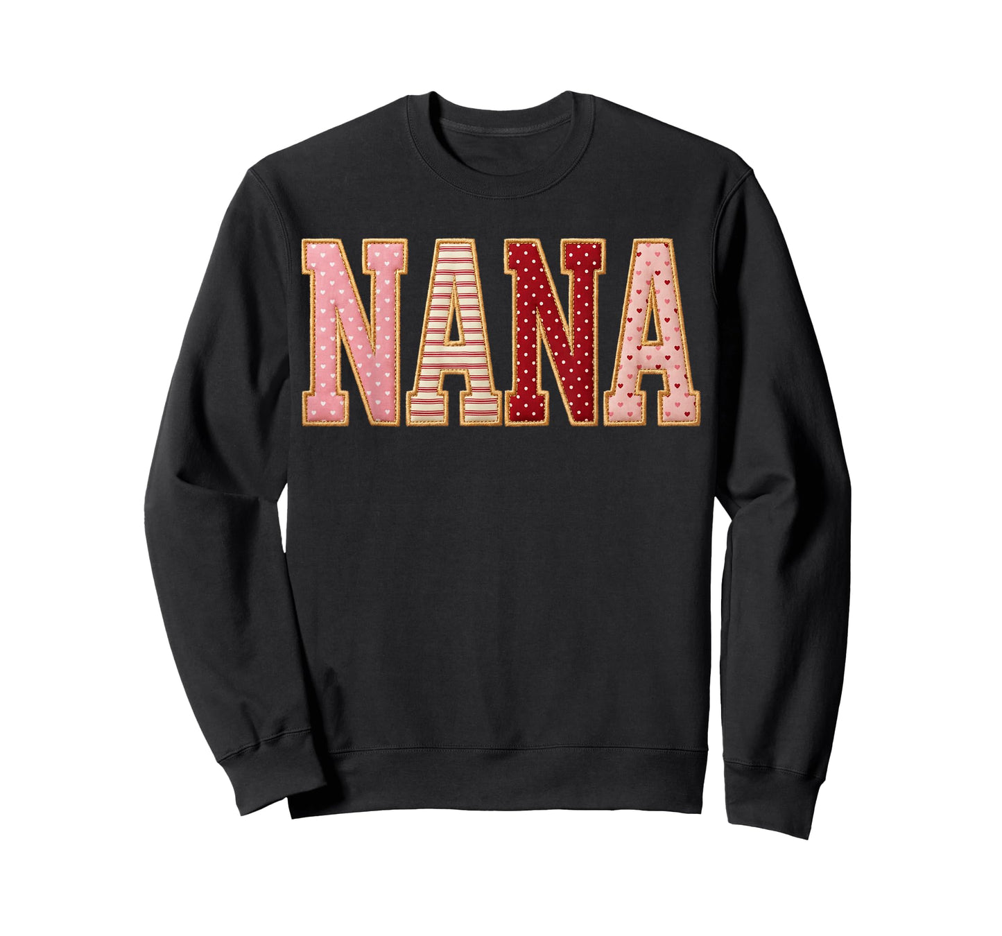 Mama Gifts Mother Love Grandma Hearts Valentine Nana T-Shirt