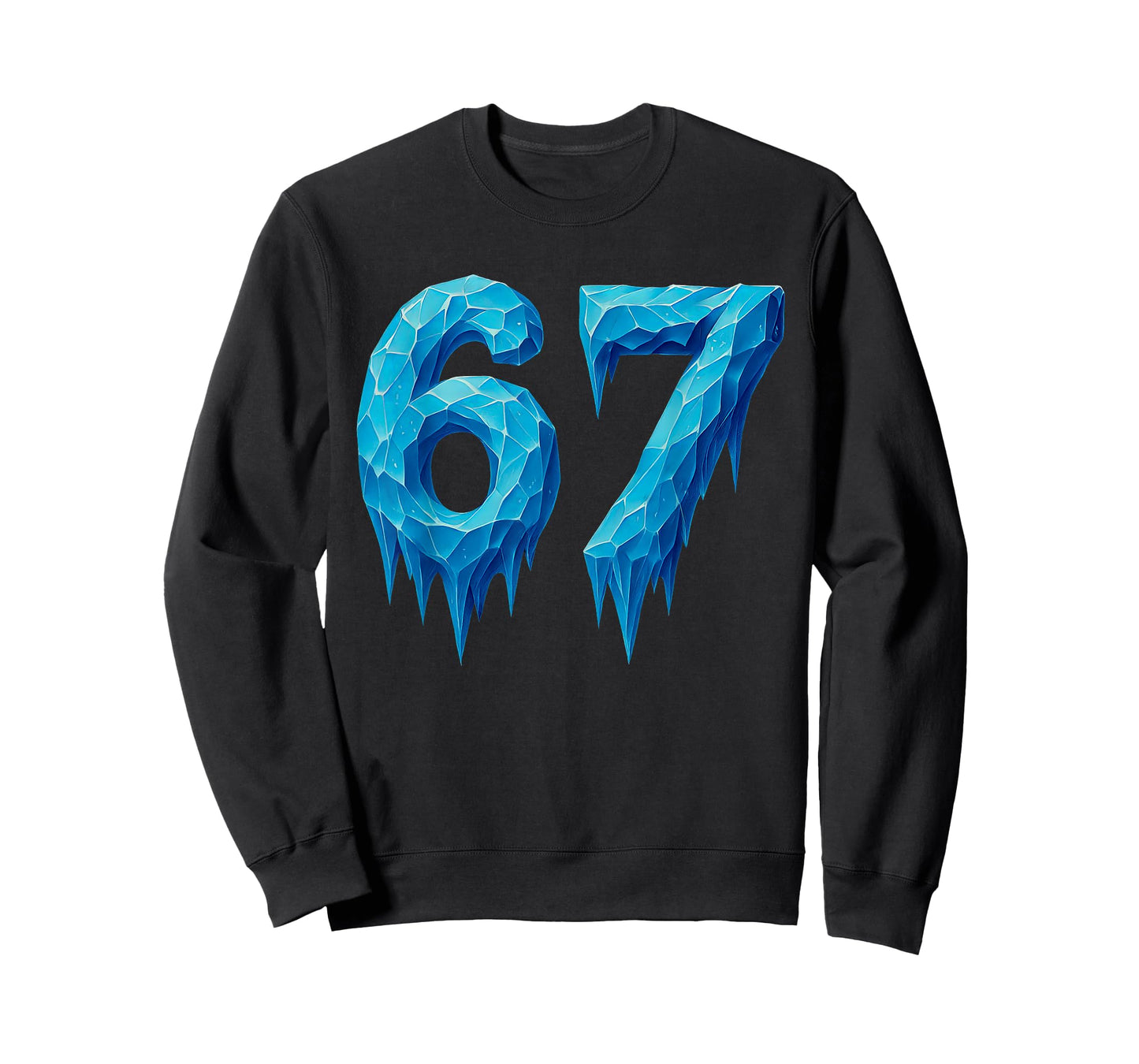67 Six Seven 6-7 Frozen Ice - Funny Teen Kids Brainrot Meme T-Shirt