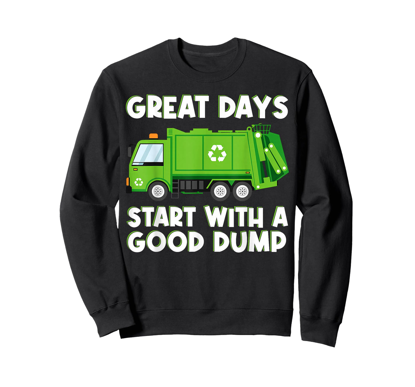 Cool Garbage Truck Good Dump Truck Men Kids Boys Trash Waste T-Shirt