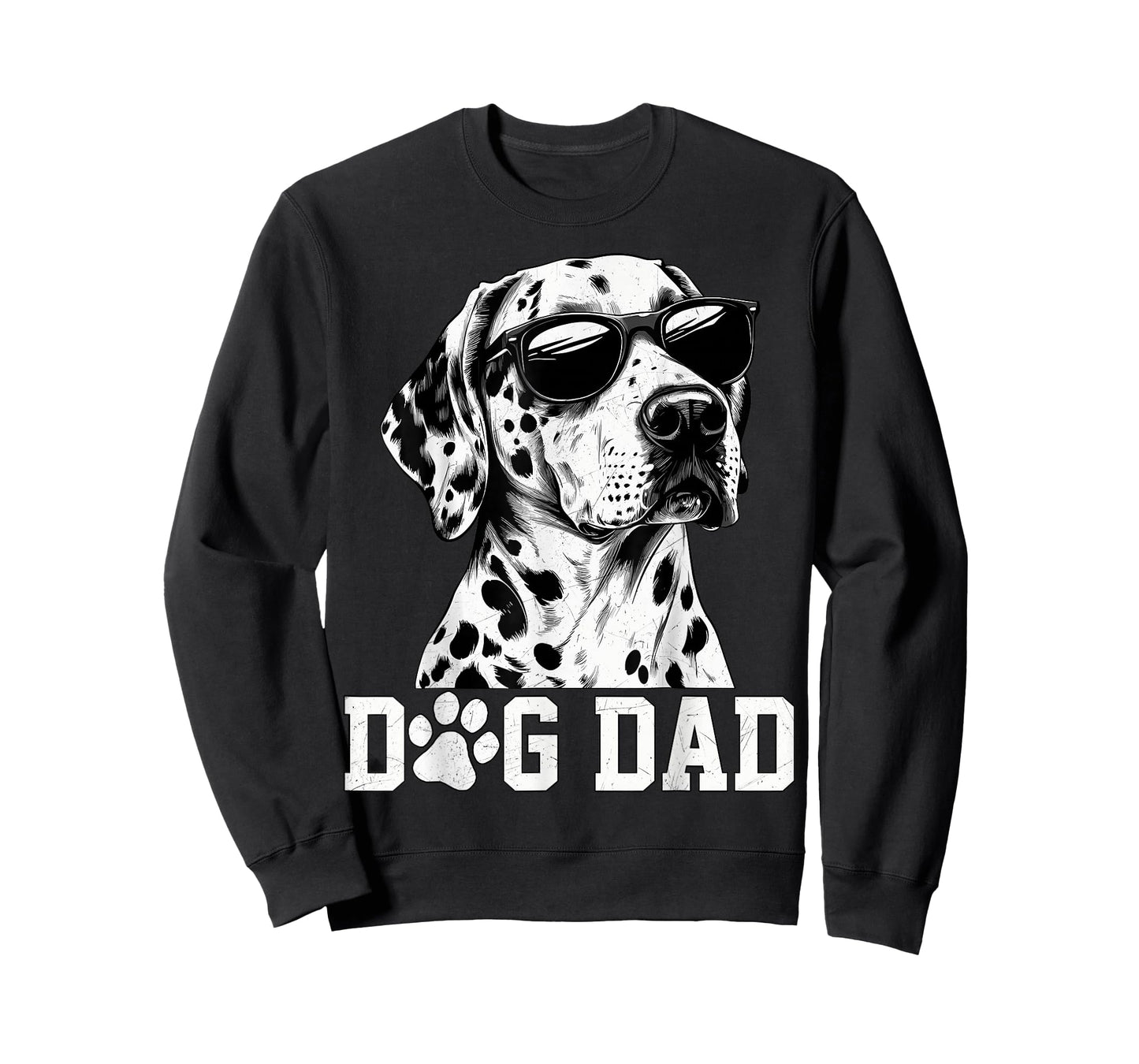 Dog Dalmatian Funny Dalmatian Dog Cool Animal Cosplay Daddy T-Shirt