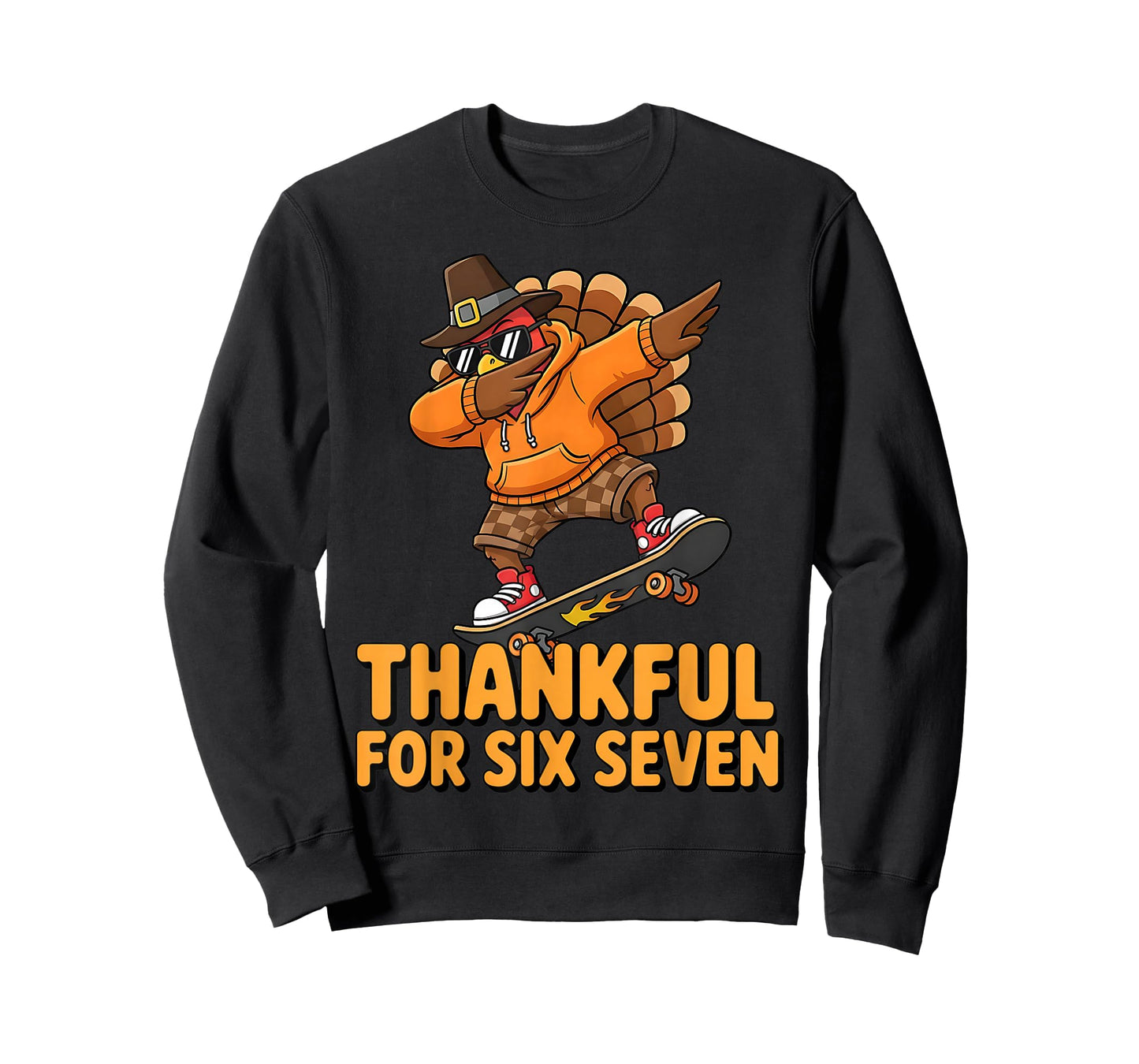 67 Thanksgiving Boys Six Seven Meme Brainrot Thankful for 67 T-Shirt