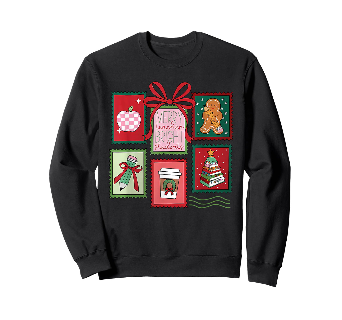 Christmas Teacher Stamps T-Shirt