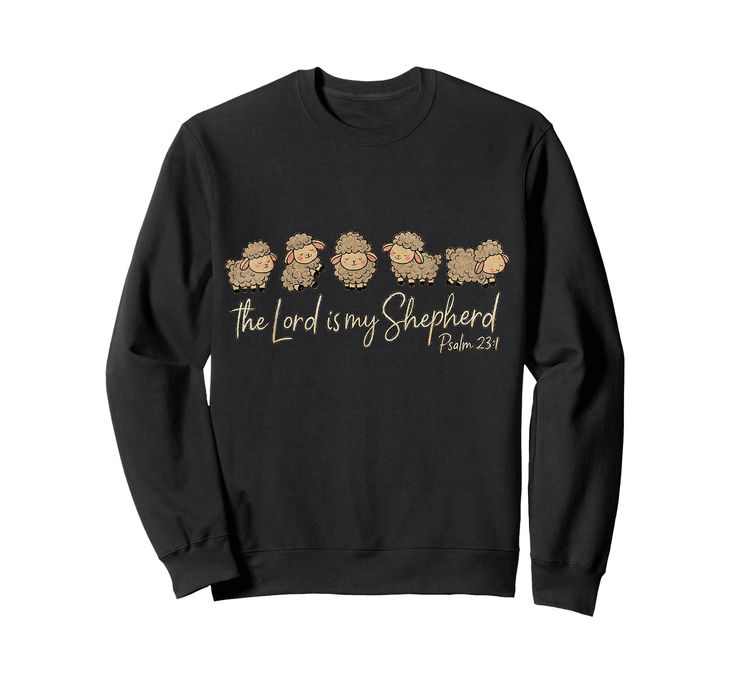 Cute Psalm 23:1 Sheep The Lord is My Shepherd T-Shirt
