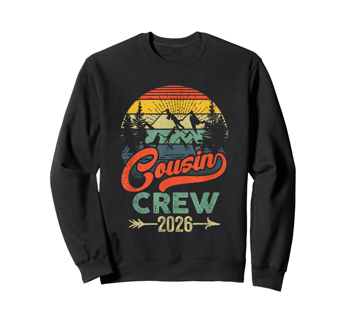 Cousin Crew 2026 Camping Family Reunion Making Memories T-Shirt