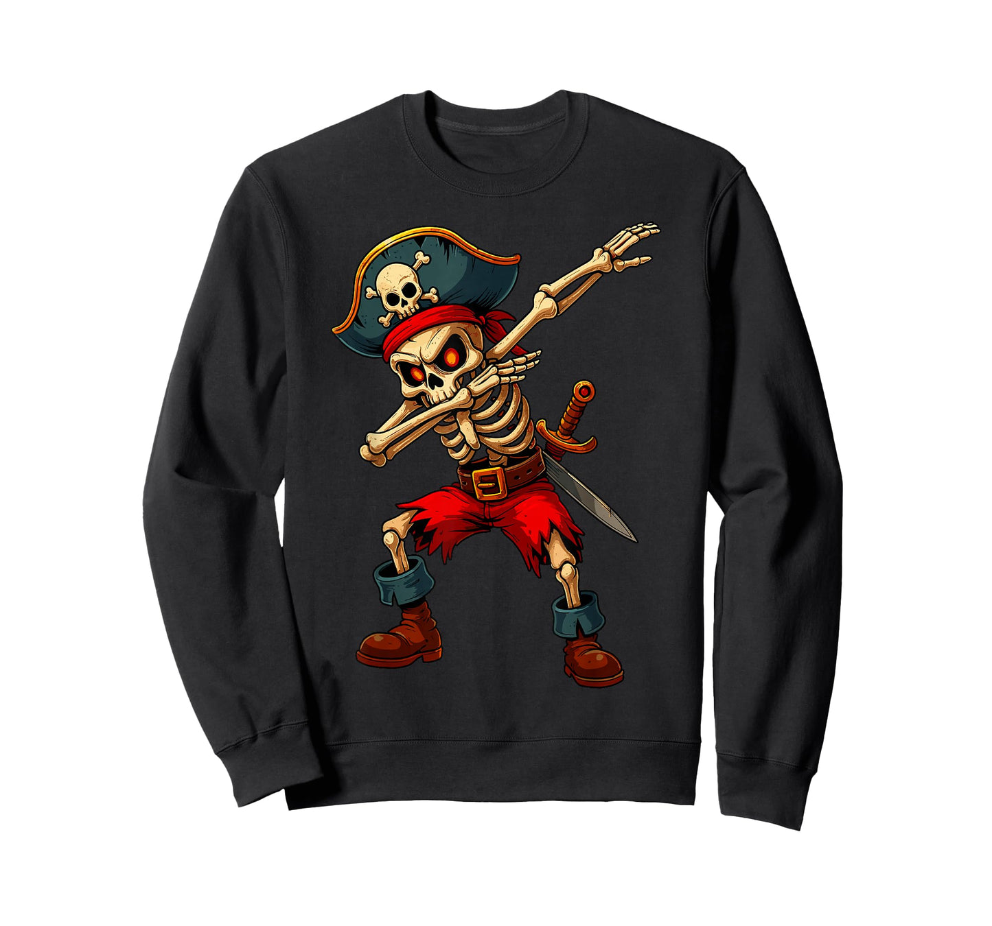 Dabbing Pirate Skeleton T-Shirt