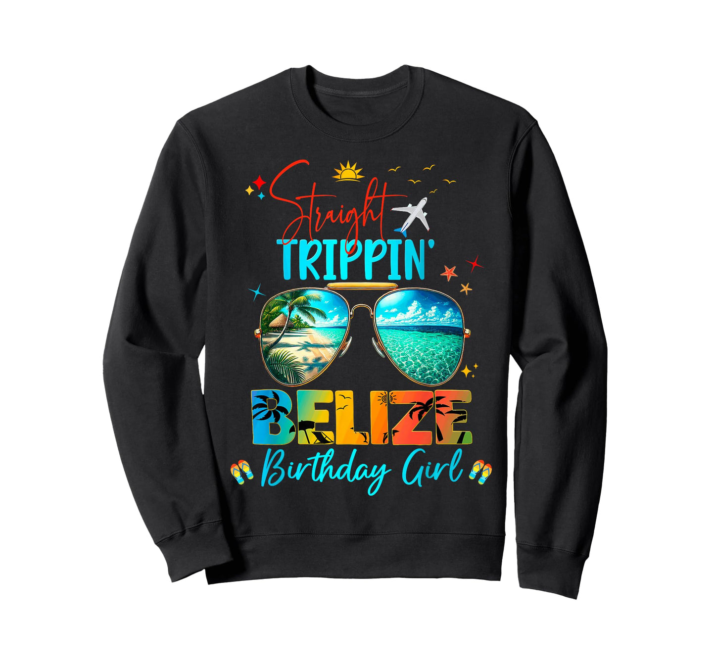 Belize Vacay Straight Trippin' Birthday Cruise T-Shirt