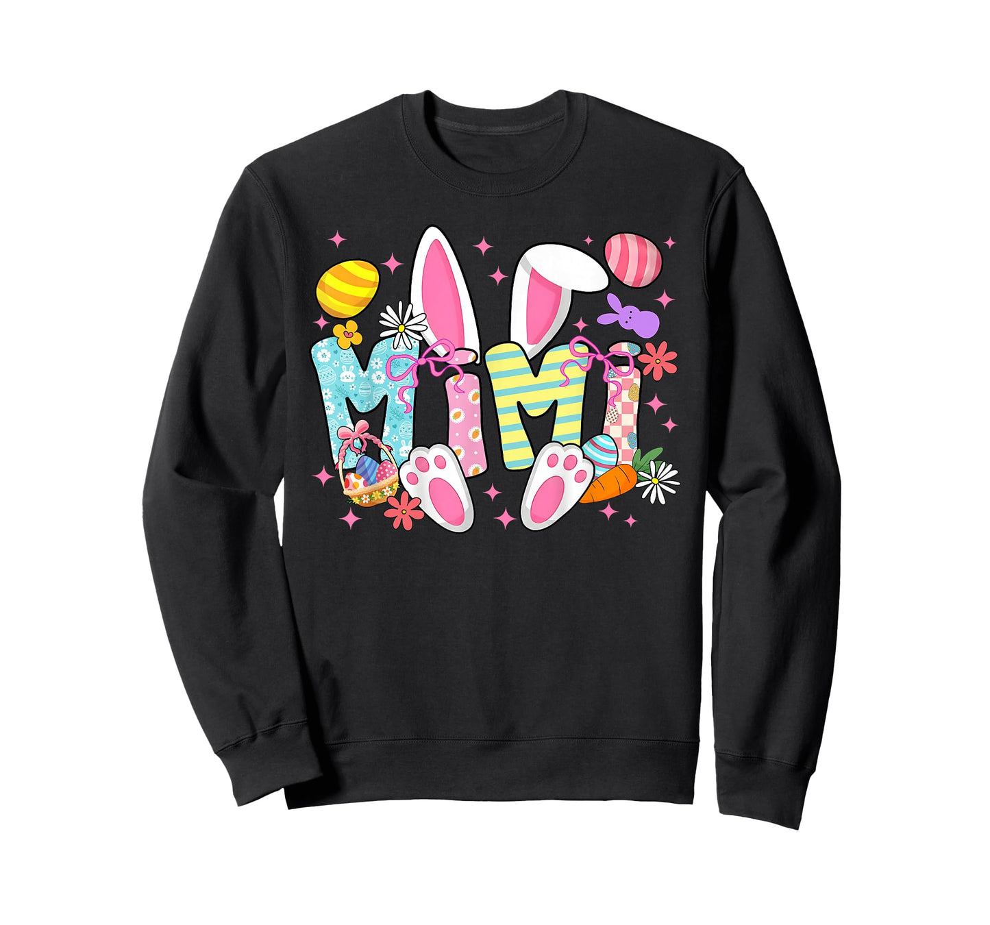 Easter Mimi Bunny Ears Coquette Bow Easter Rabbit Women T-Shirt