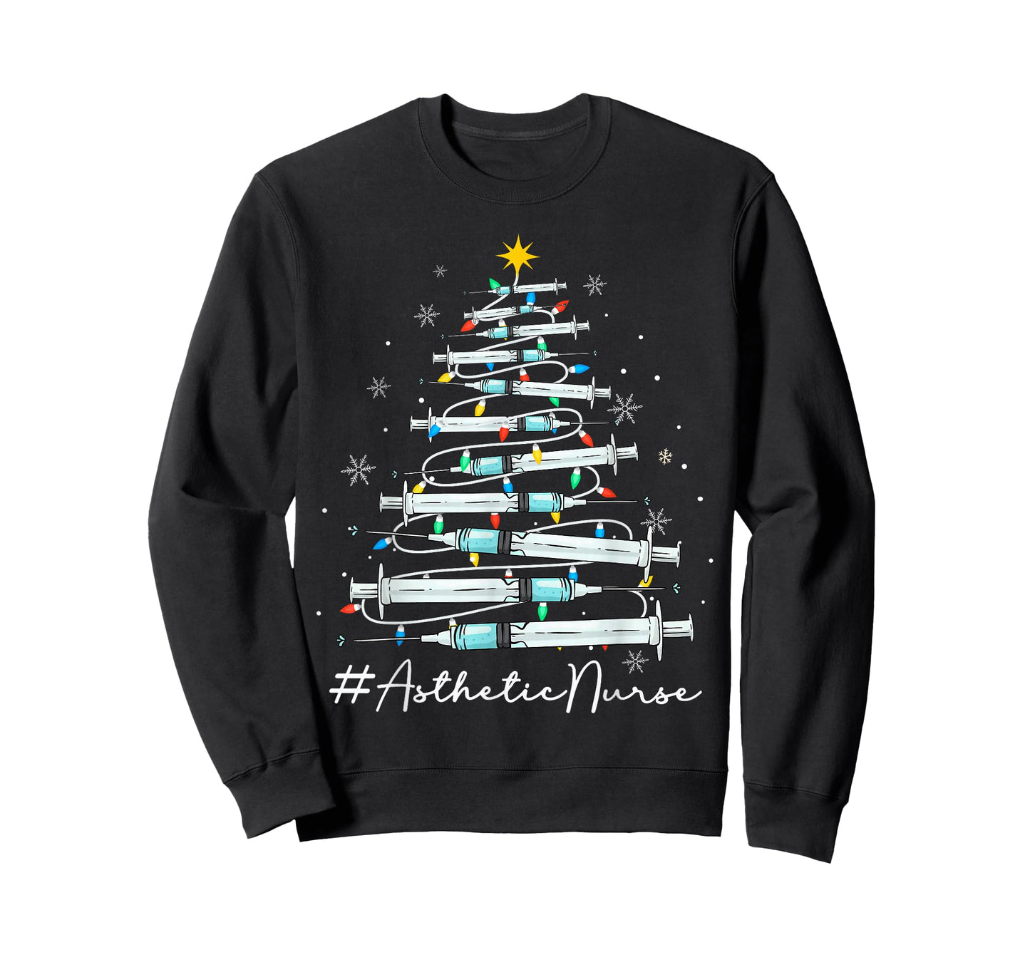 Botox Dealer Christmas Tree Aesthetic Nurse Injector T-Shirt