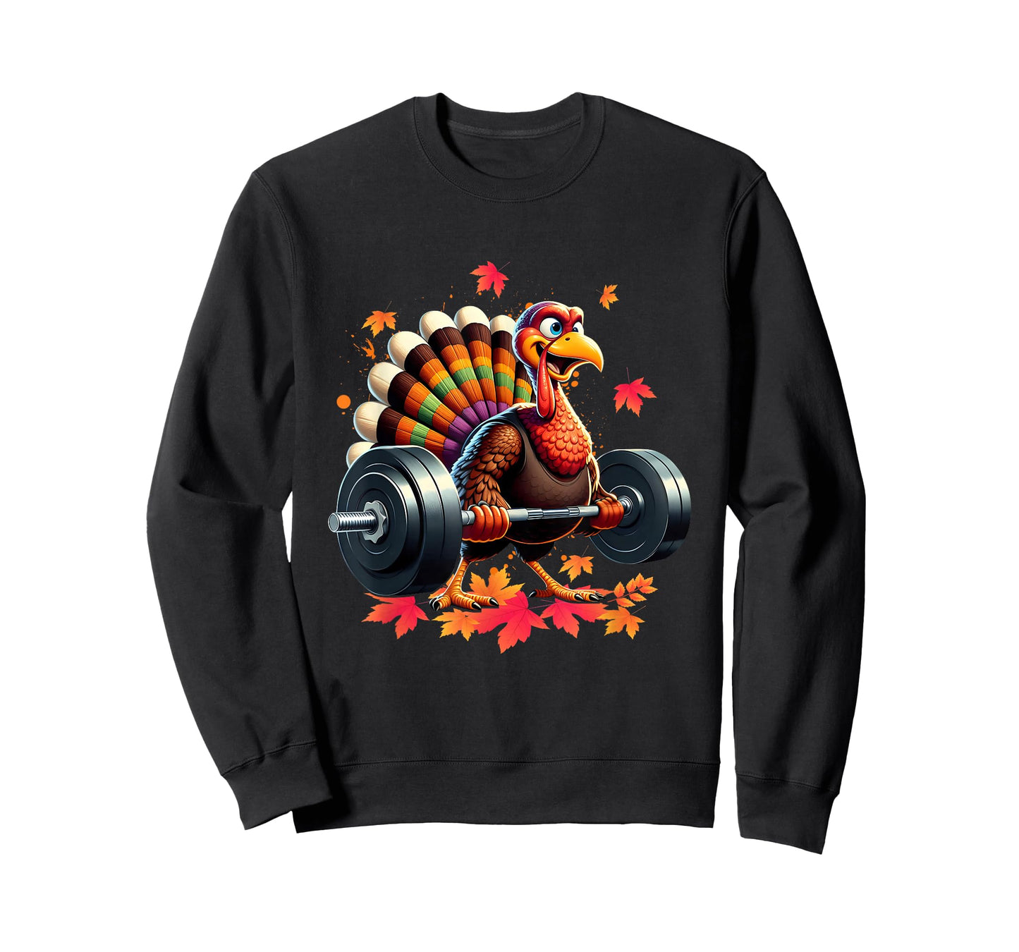 Turkey Deadlift Exercise Thanksgiving Fitness Weightlifting T-Shirt