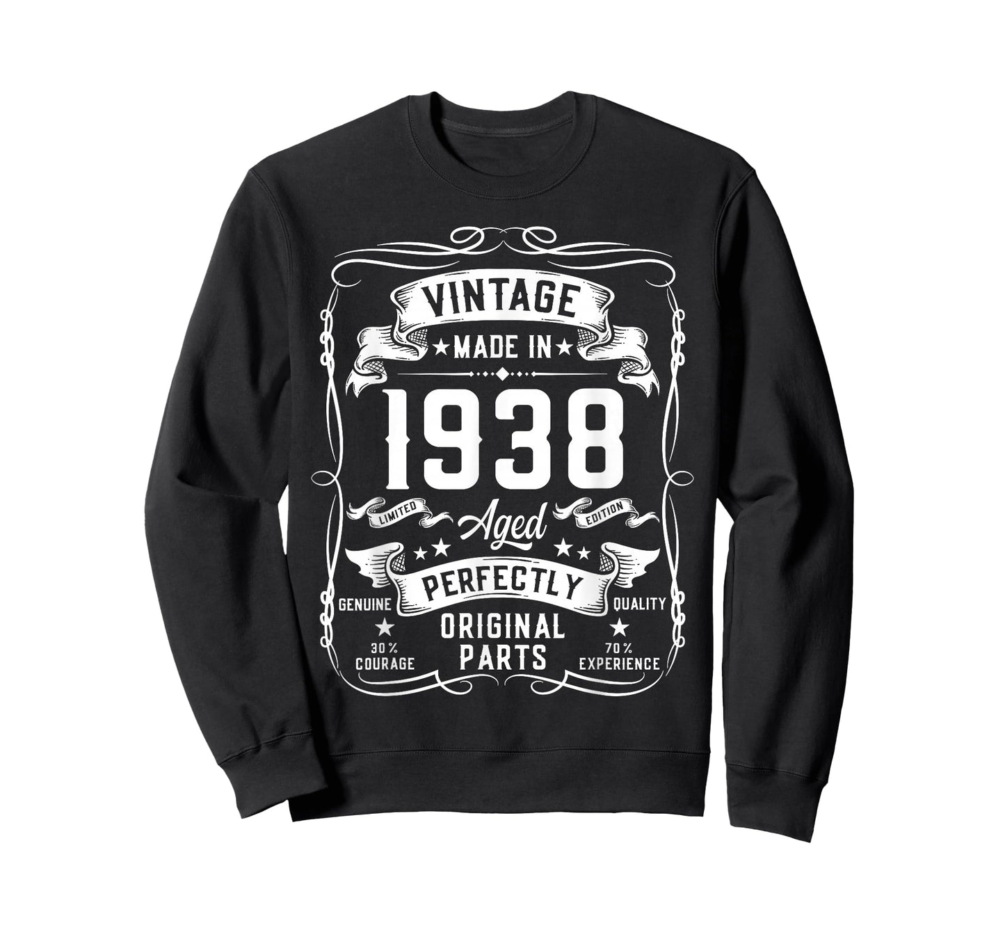 Vintage 1938 88yr 88th Birthday Gifts for Men 88 Years Old T-Shirt