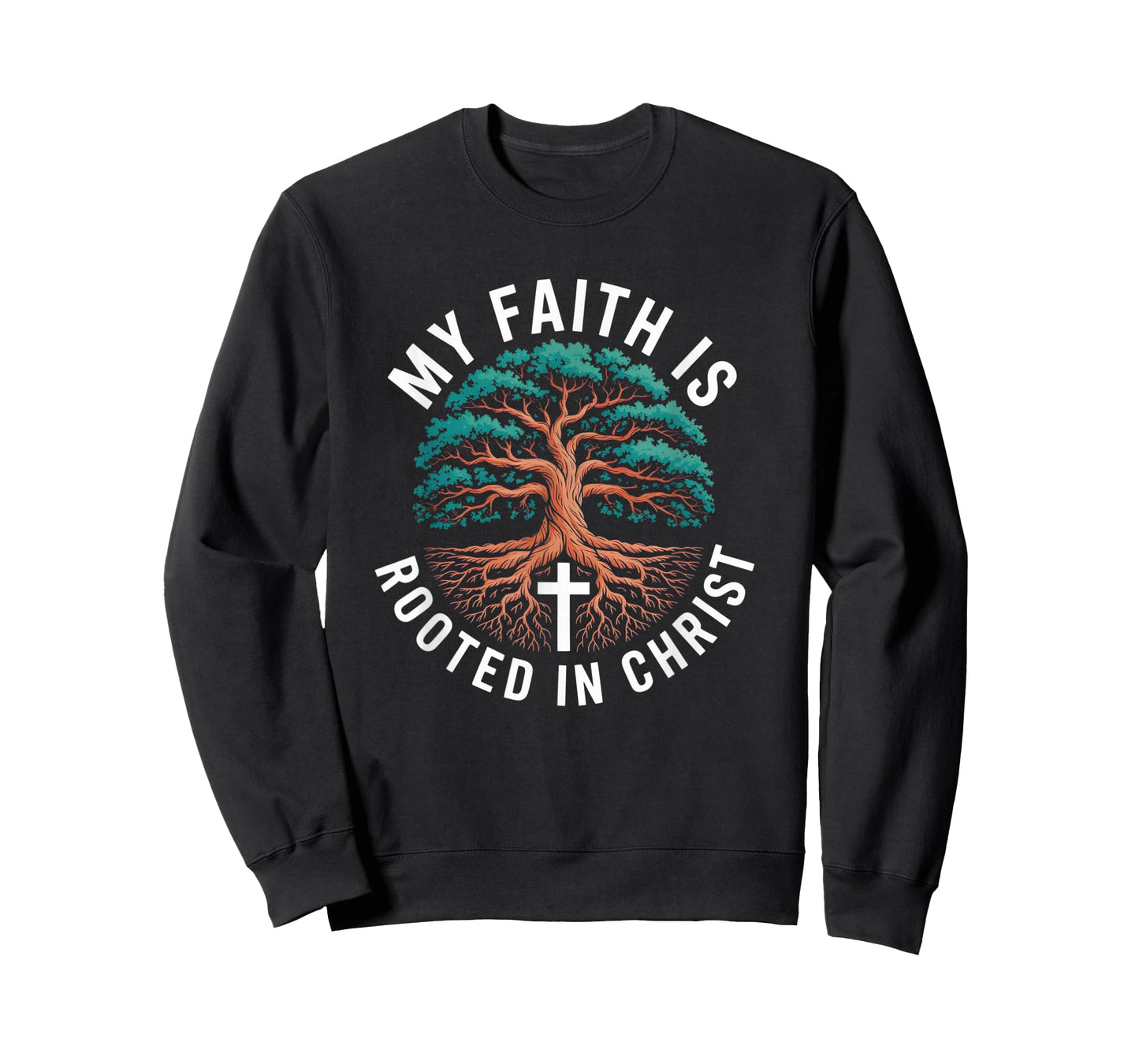 My Faith is Rooted in Christ Tree of Life Graphic T-Shirt