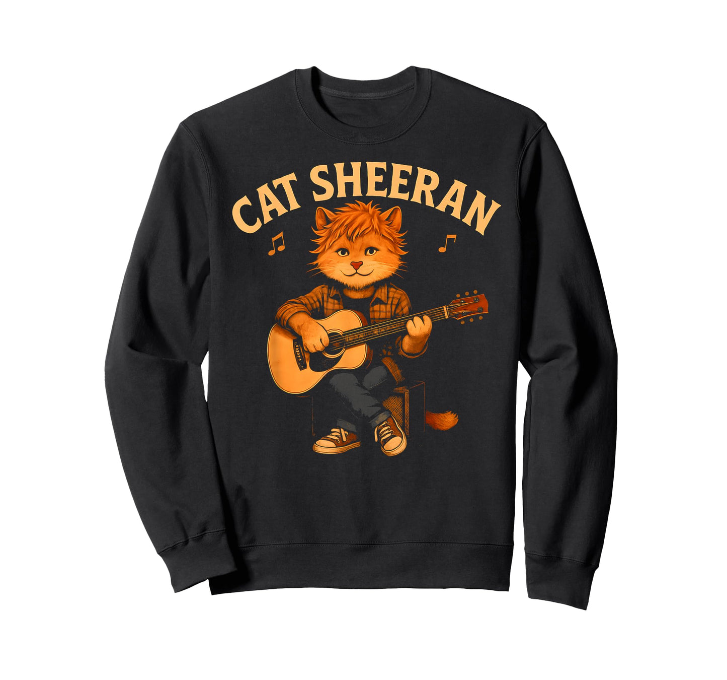 Cat Sheeran - Funny Cat Lover Music T-Shirt