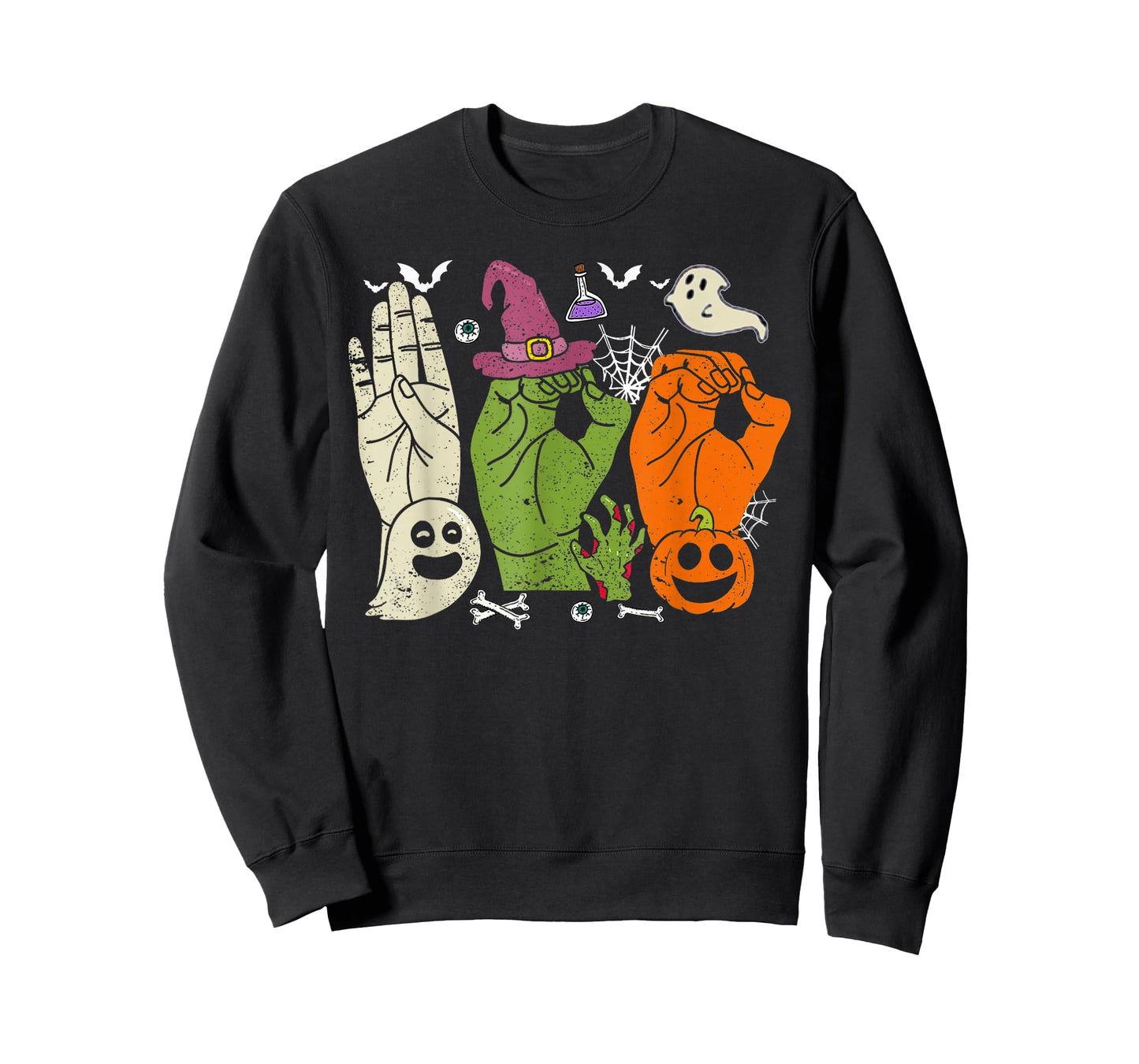 Halloween SPED Teacher Boo in ASL Boo Hands Sign Language T-Shirt