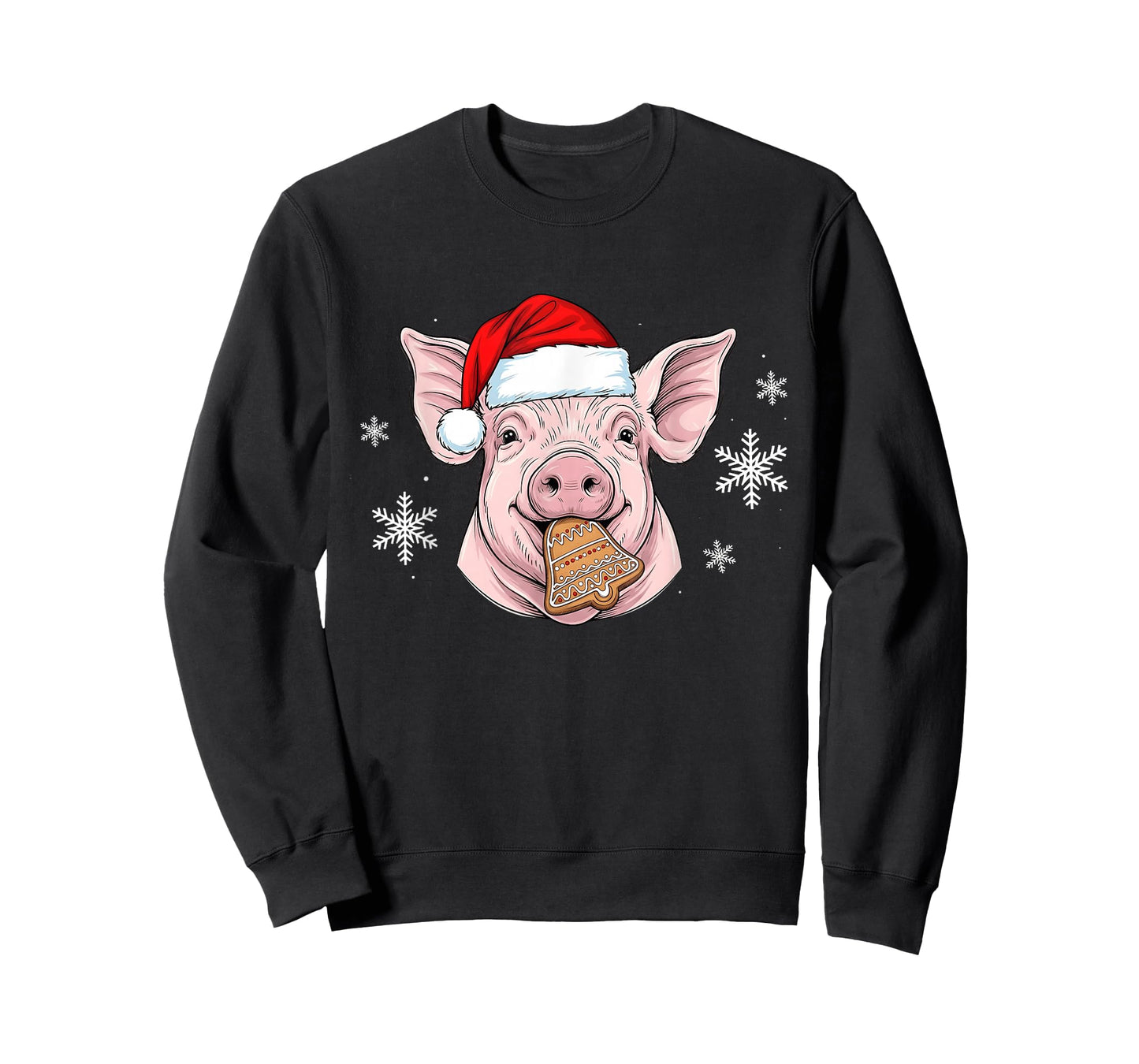 Pig Christmas Cookies Men Women Girls Kids T-Shirt