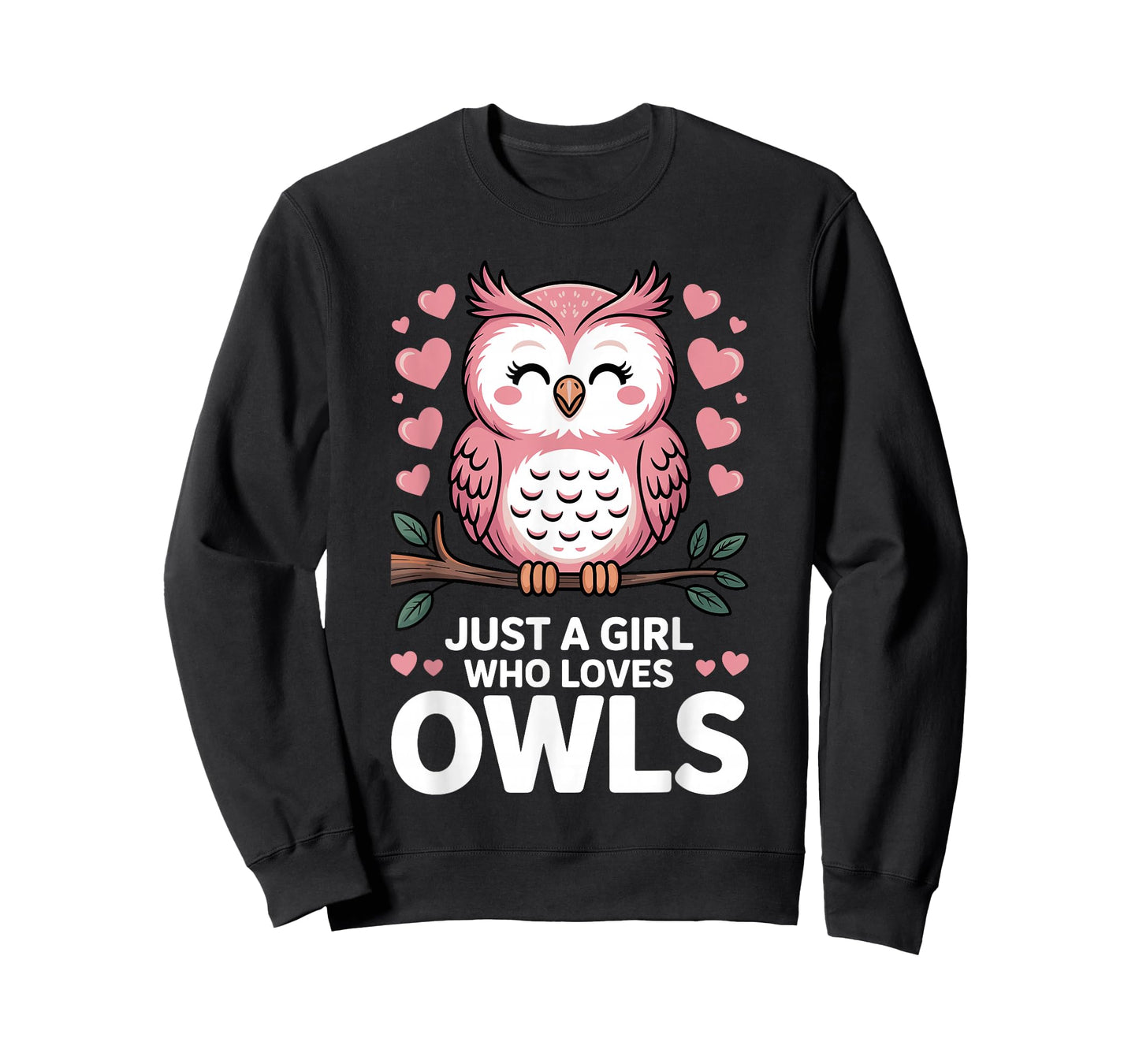 Funny Owl Art for Women Girls Kids Bird Animal Owl Lover T-Shirt