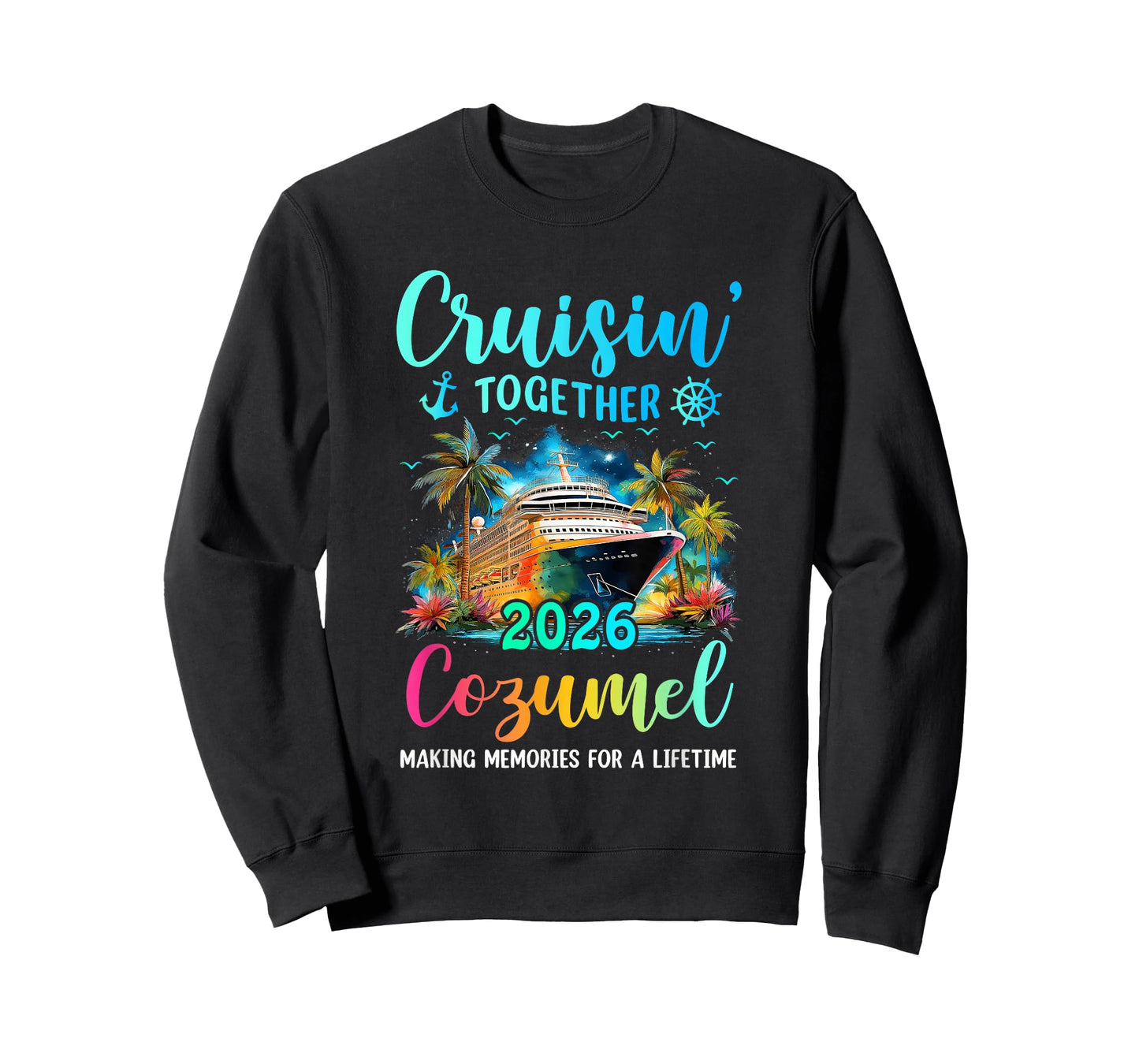 Cruisin' Together Cozumel 2026 Family Cruise Vacation T-Shirt