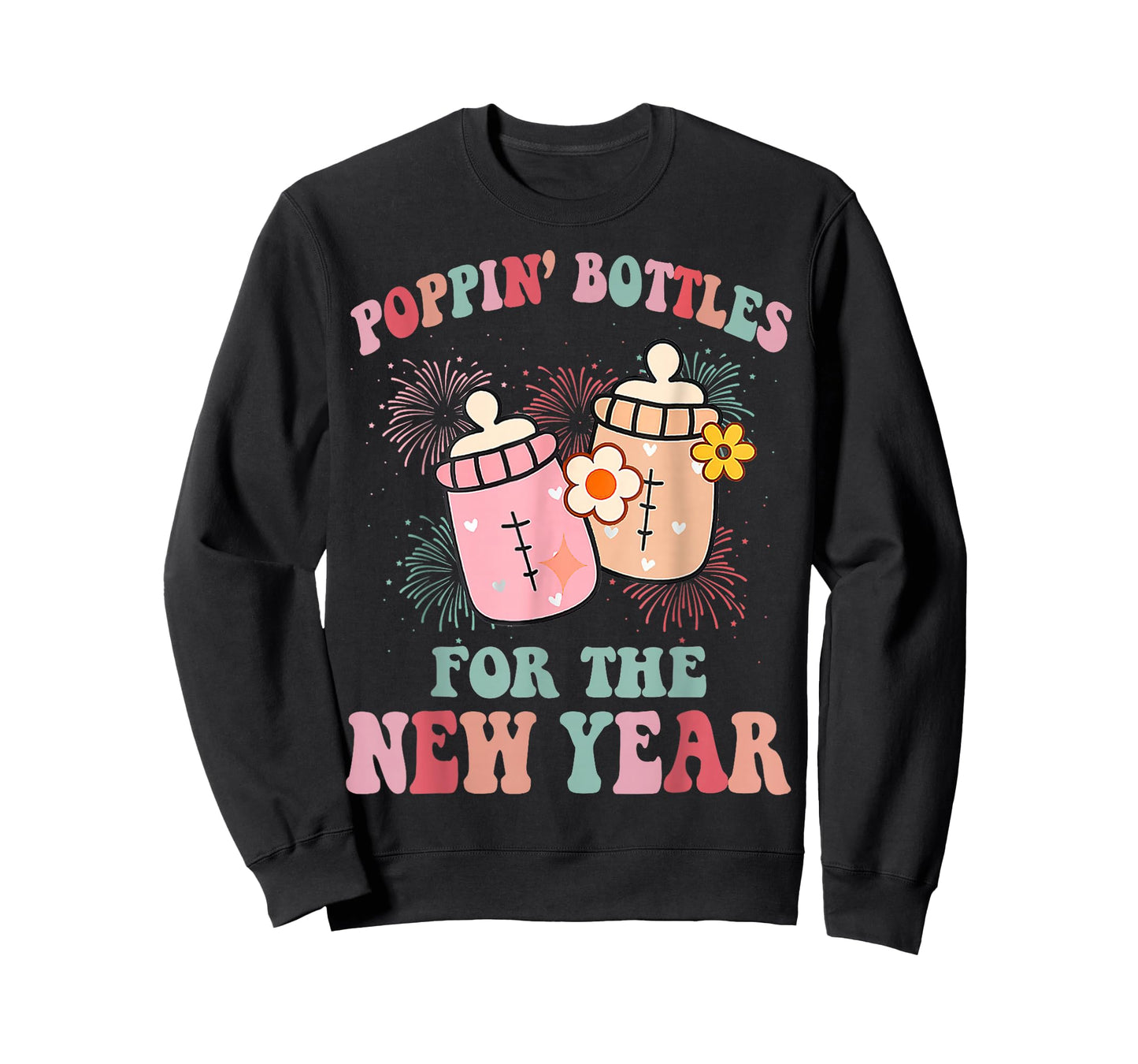 Poppin’ Bottles for The New Year NICU Nurse T-Shirt