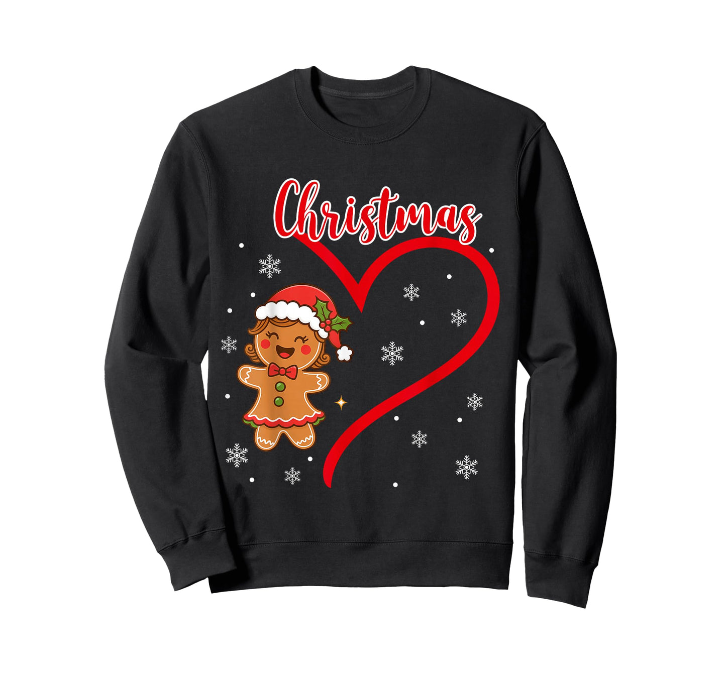 Merry Christmas Gingerbread Couple Christmas Pajama Matching T-Shirt