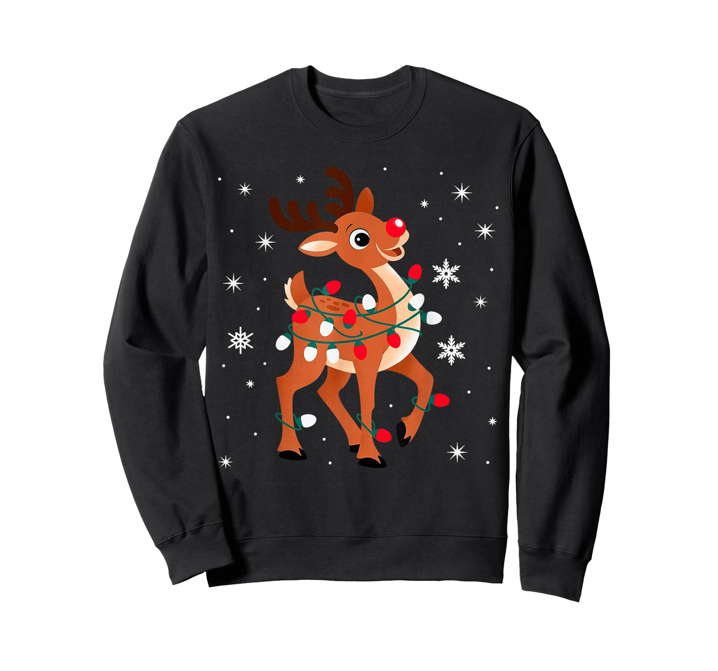Rudolph The Red Nose Reindeer for Kids and Christmas T-Shirt