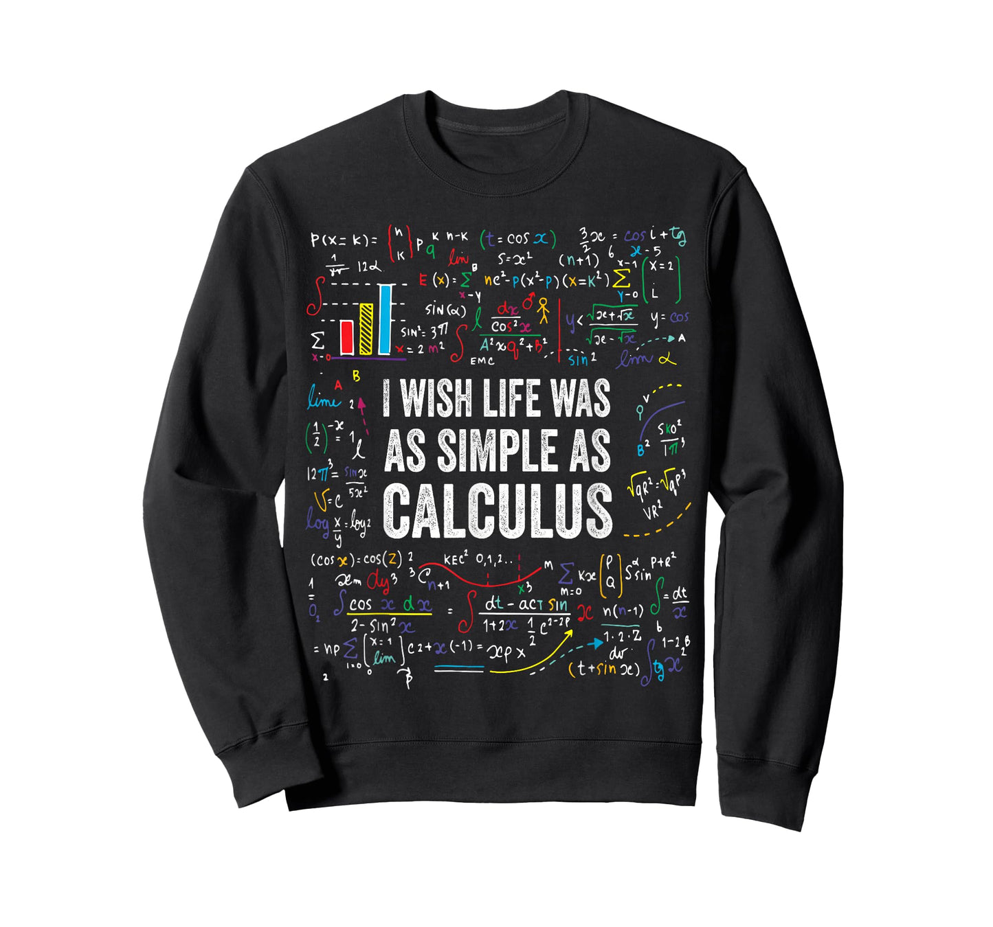 I Wish Life was As Simple As Calculus Funny Math T-Shirt