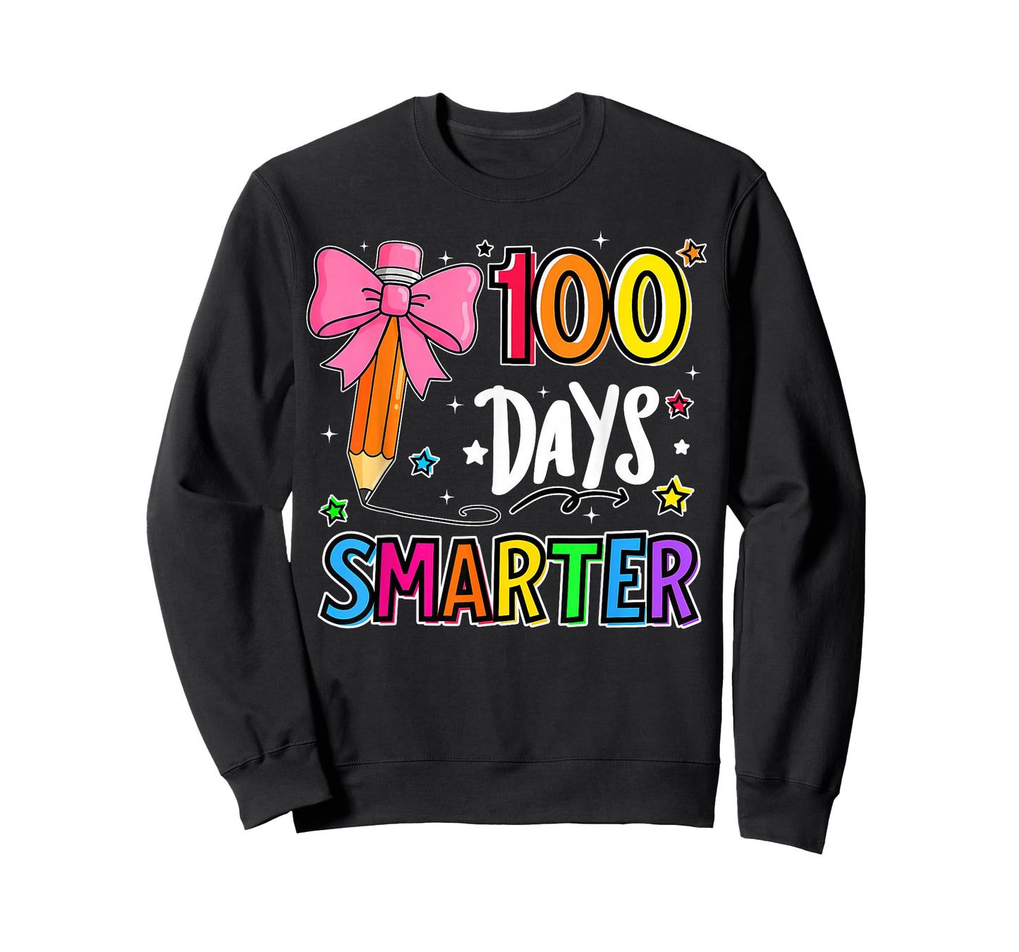 100 Days Smarter Bun 100th Day School Teacher Girls Kids T-Shirt