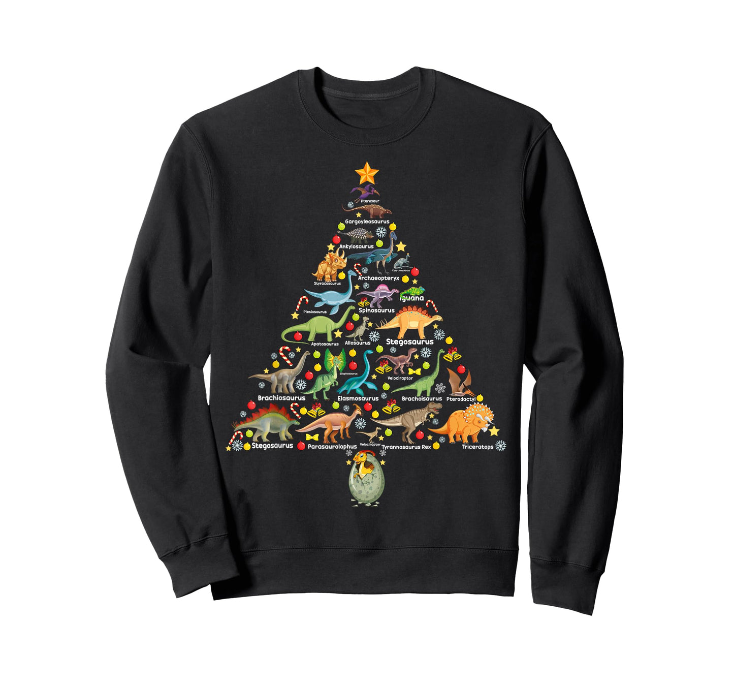 Fanny Dinosaur Christmas Tree Cute Dino Xmas Gifts for Kids T-Shirt