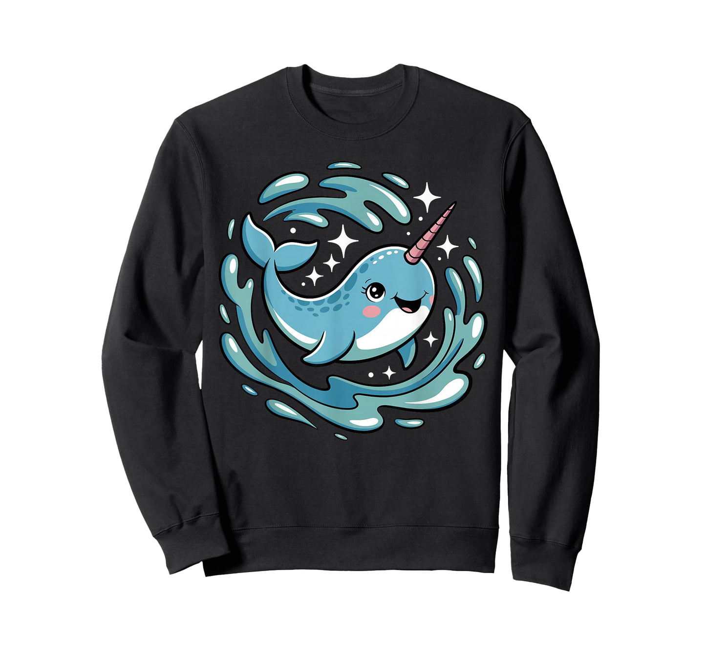 Funny Narwhal Art for Men Women Kids Narwhal Lover Narwhal T-Shirt