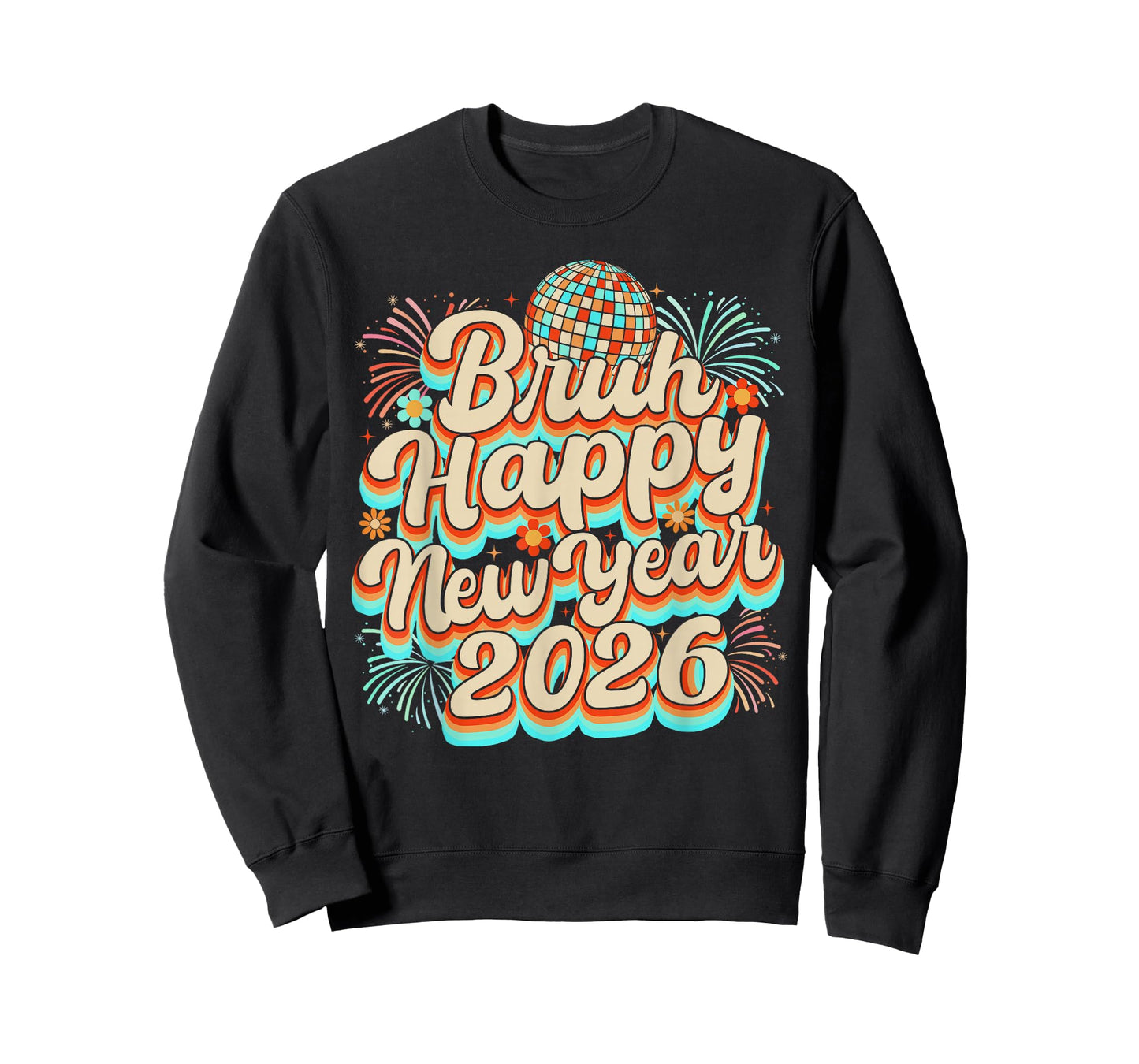 Bruh Happy New Year 2026 New Years Eve Party Family Matching T-Shirt