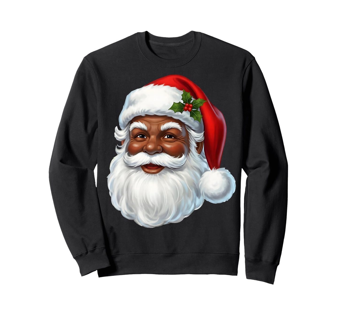 African American Santa Christmas Cool Black X-Mas T-Shirt